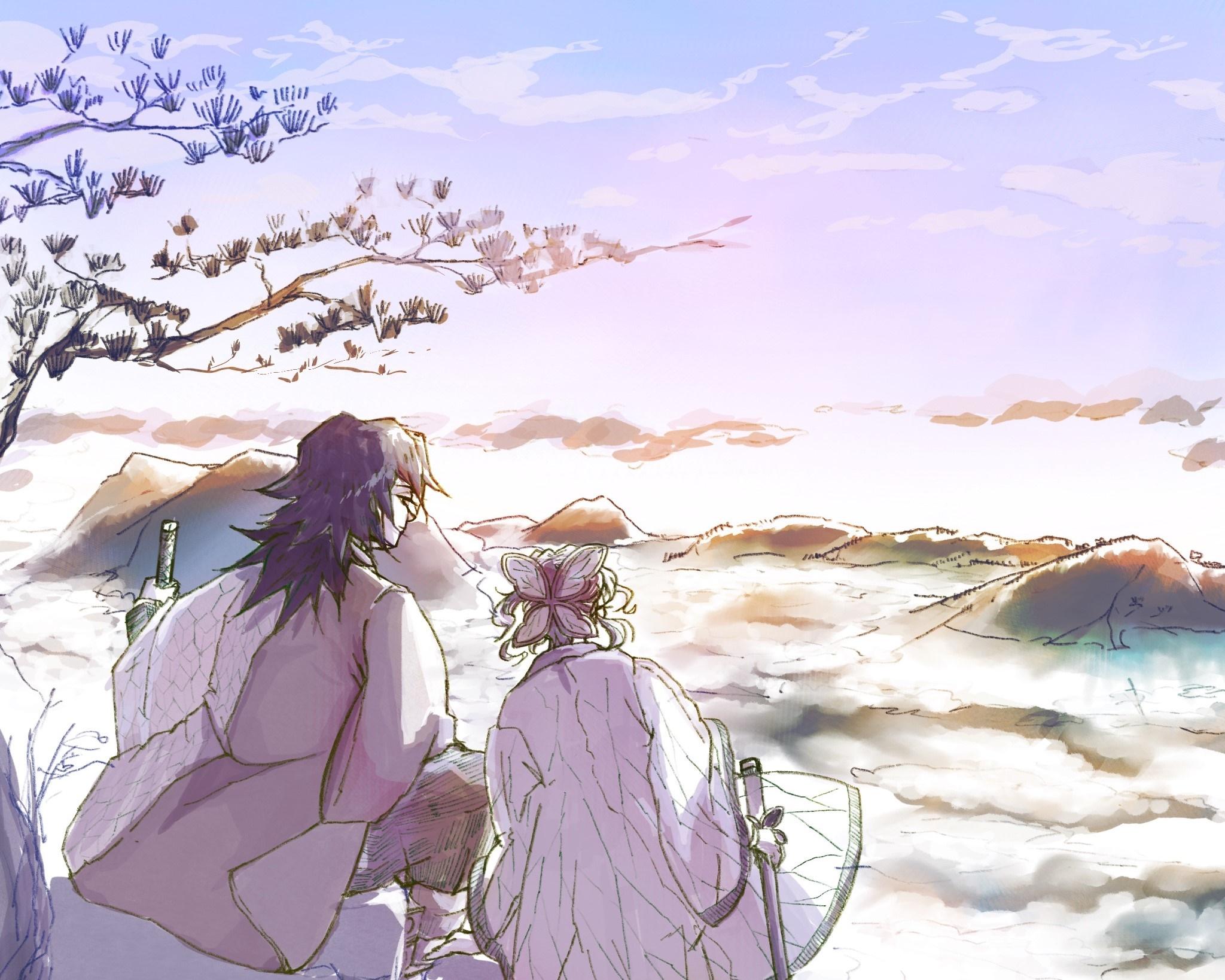 2048x1638 Demon Slayer: Kimetsu No Yaiba HD, GiyuShino (Demon Slayer), Giyuu Tomioka, Shinobu Kochou, HD Wallpaper
