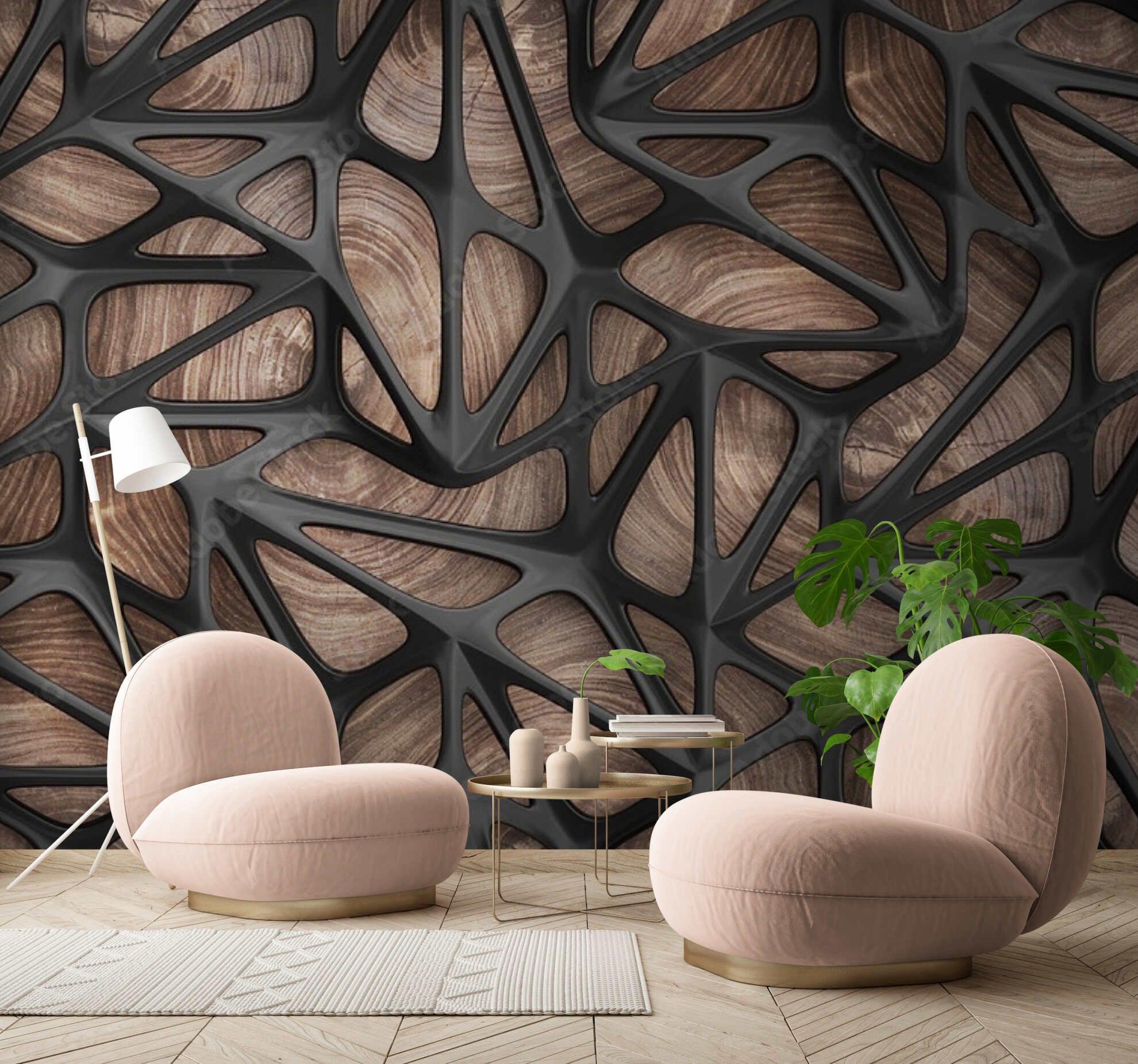 Artdeco Wallpaper: Nature inspired Art Deco