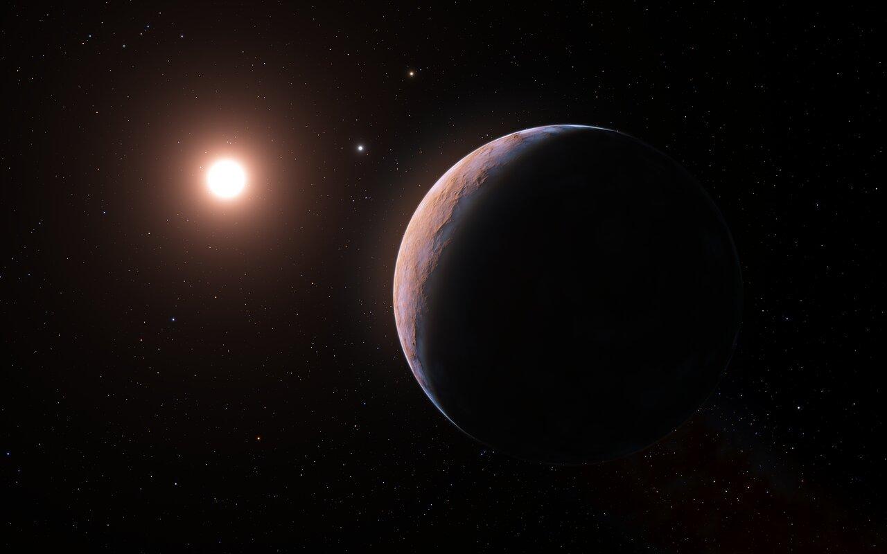 1280x800 Artist's impression of Proxima d (wider view)