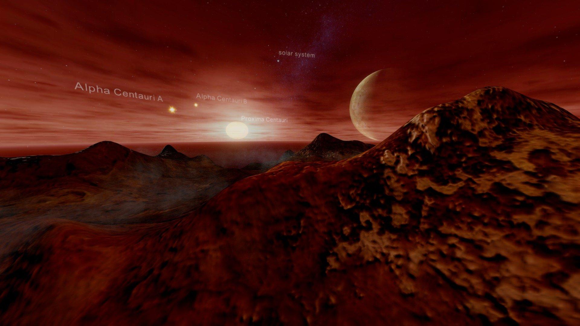 1920x1080 Take a walk on the alien planet closest to us Royalty Free 3D model by Salvatore Orlando [d6f820e]