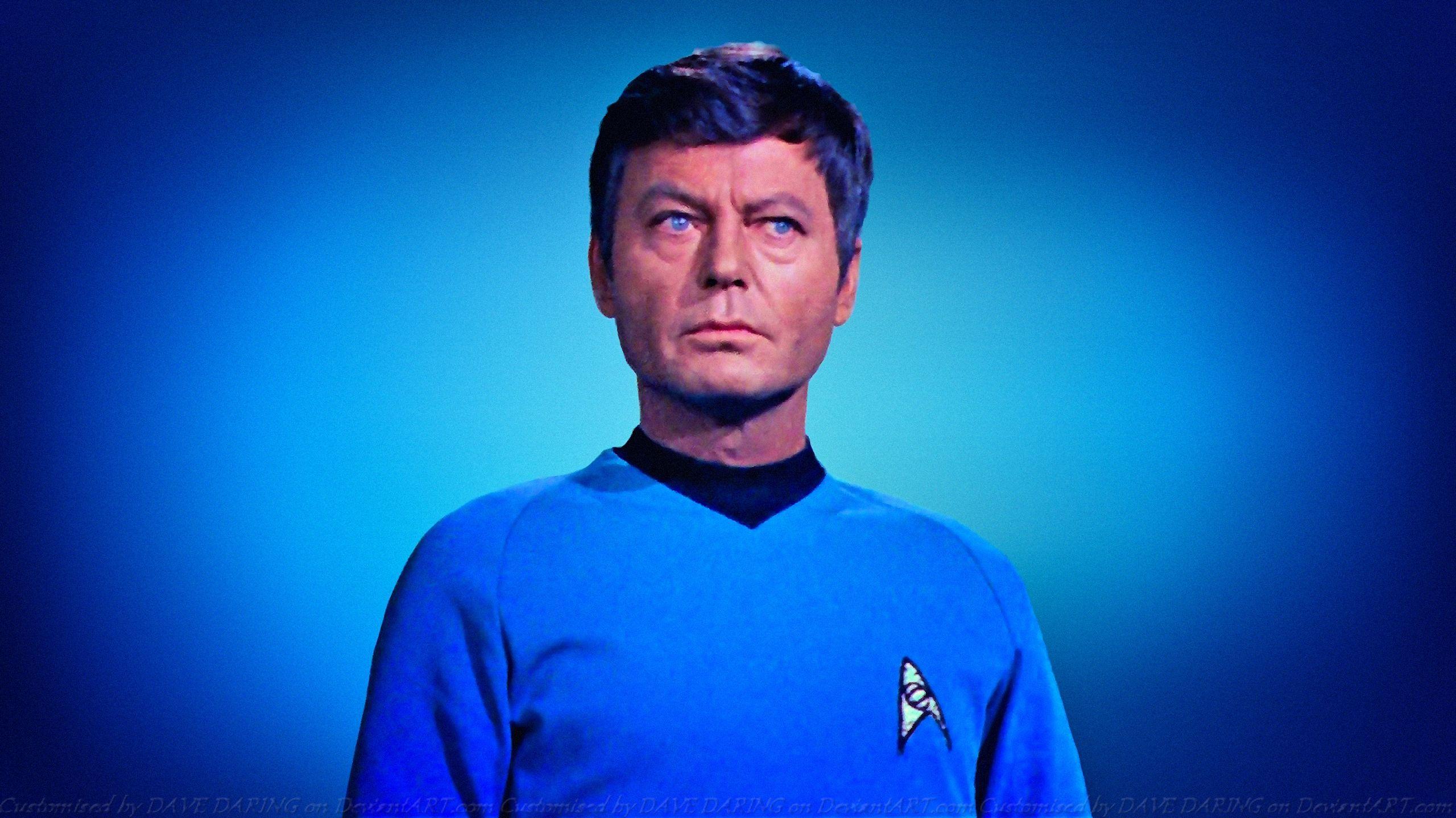 2560x1440 Dr. McCoy (DeForest Kelley) Trek: The Original Series. Sci
