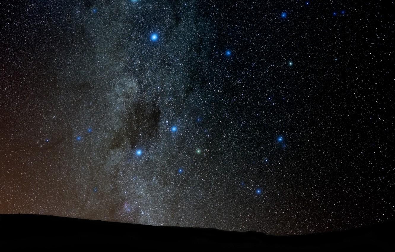 1332x850 Wallpaper Alpha and Beta Centauri, southern Cross, the milky Way image for desktop, section космос