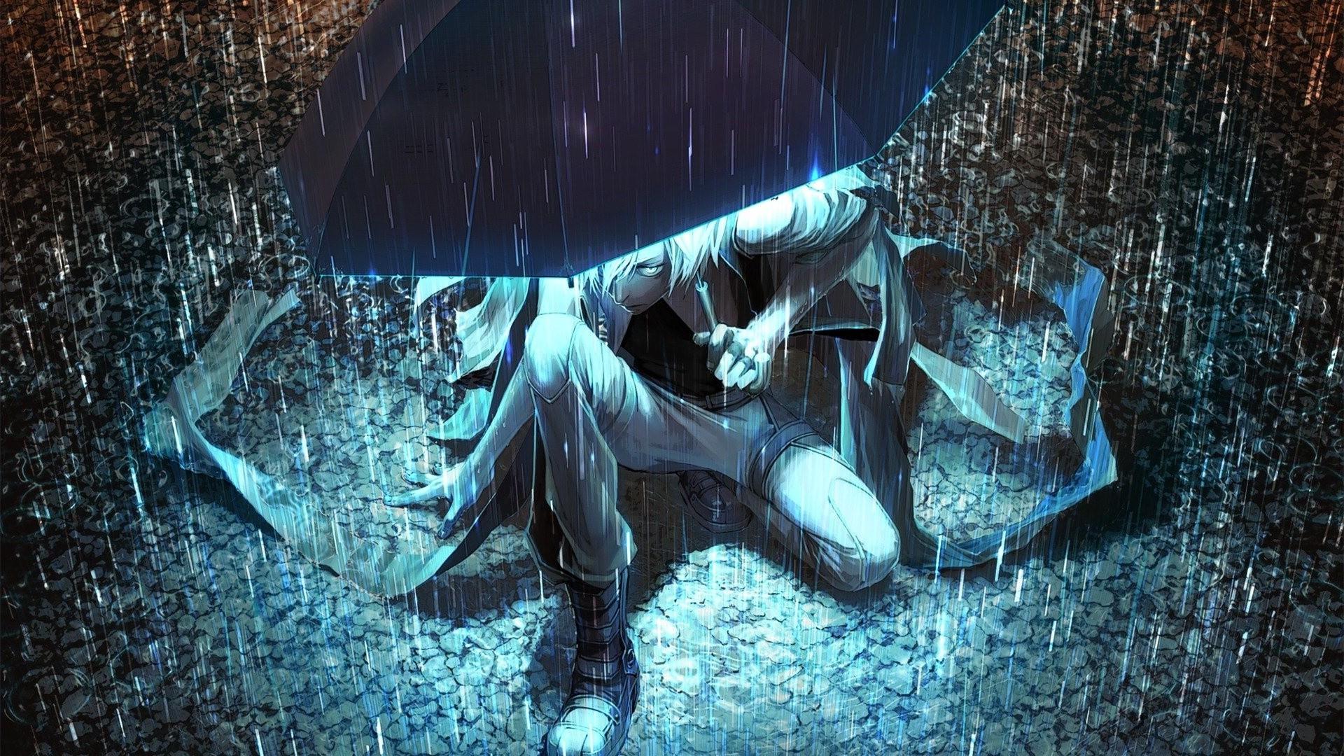 Anime Boy In Rain Wallpapers Top Free Anime Boy In Rain Backgrounds