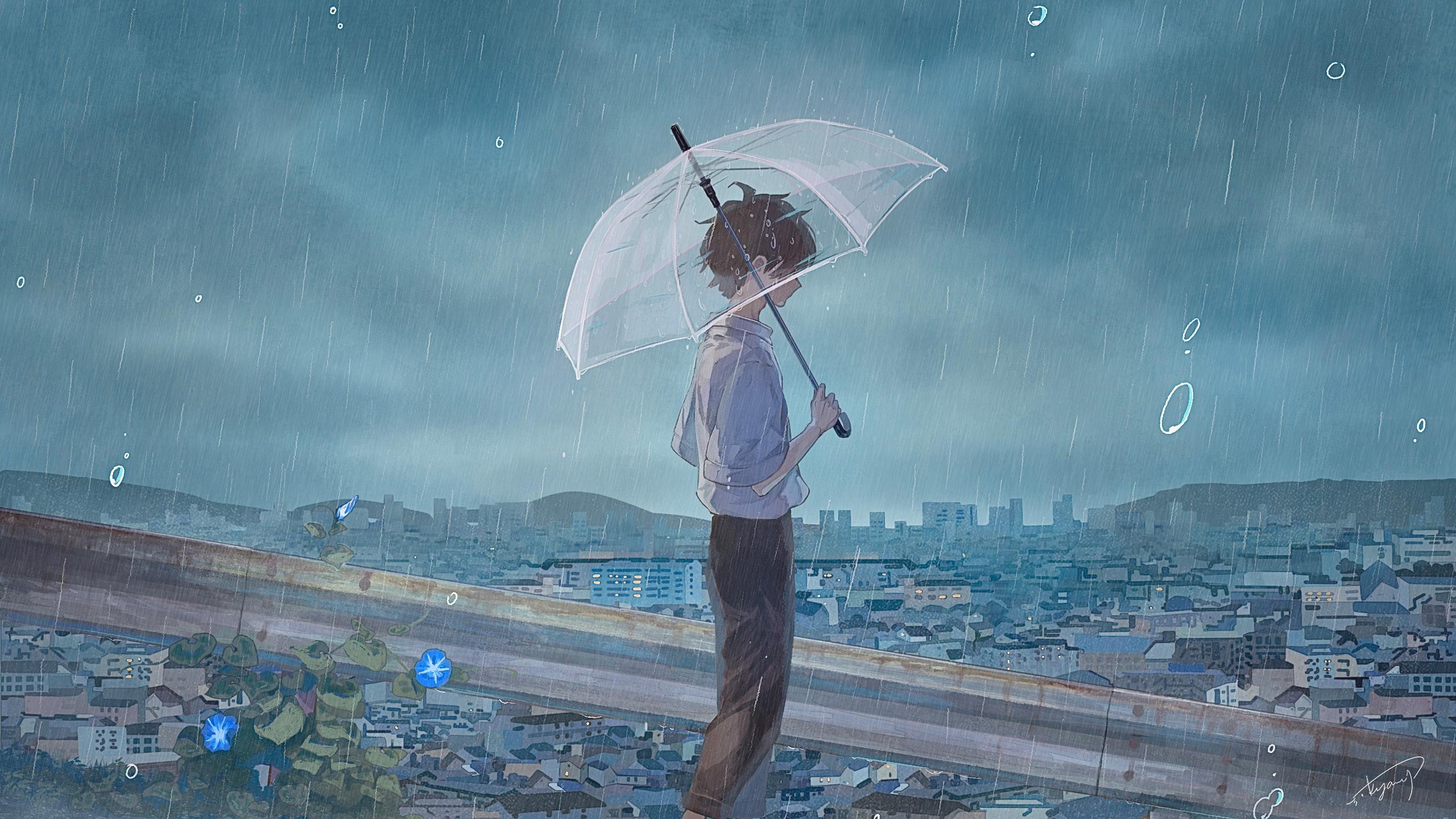 Anime Boy Rain Wallpapers - Top Free Anime Boy Rain Backgrounds ...