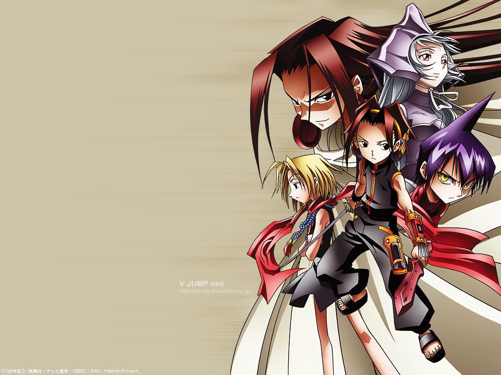 1024x768 hao asakura jeanne kyoyama anna shaman king tao len yoh asakura. konachan.com.com Anime Wallpaper
