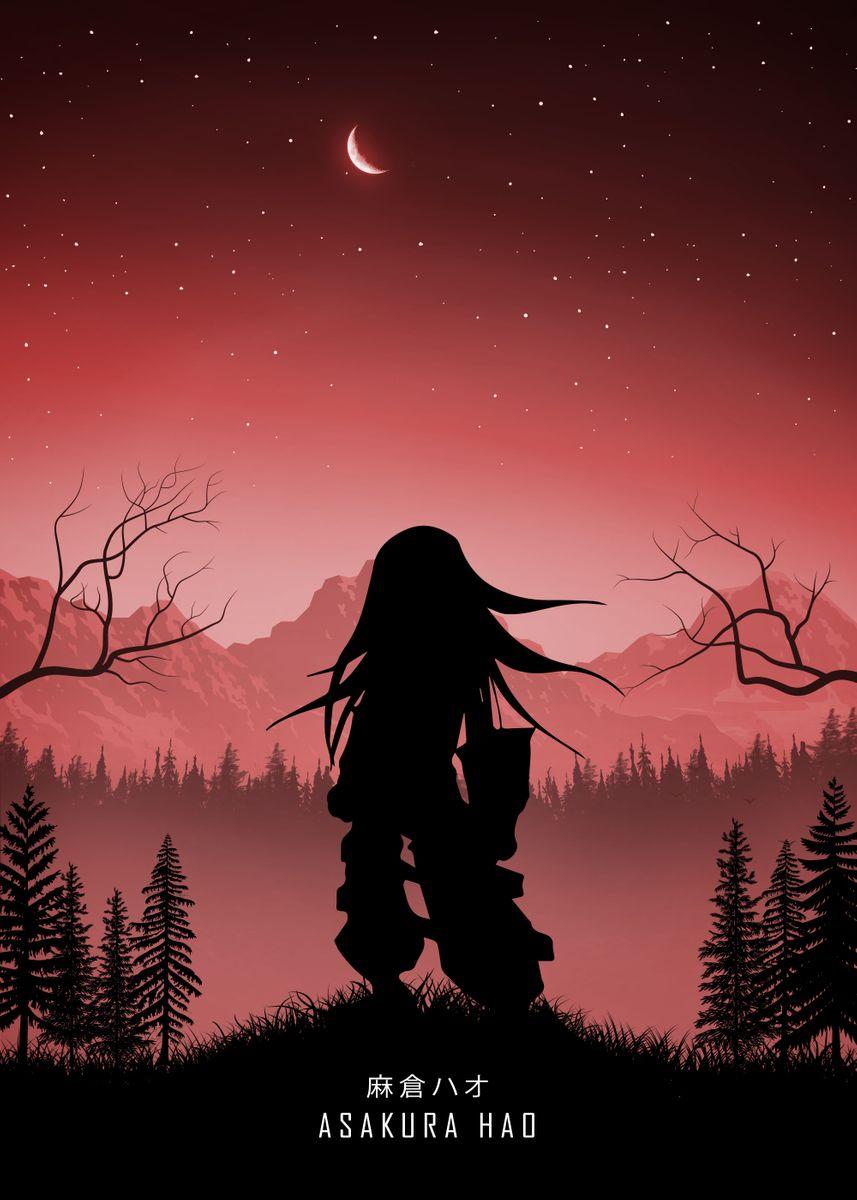 857x1200 Asakura Hao Shaman King' Poster by Silhouette Anime Art