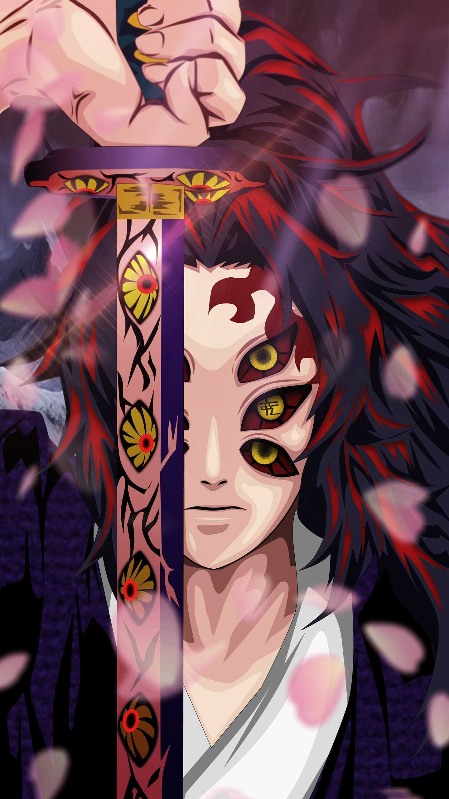 1440x2560 Kokushibo Wallpaper
