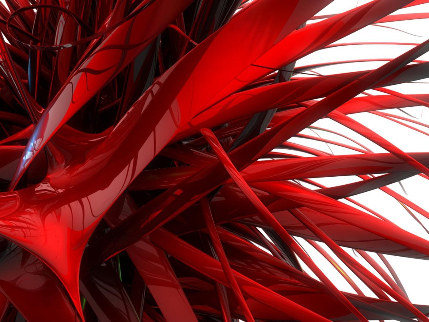 1400x1050 Red lines HD wallpaper