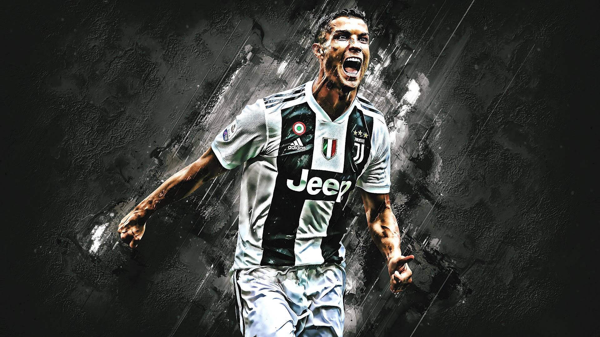 1920x1080 Download Cristiano Ronaldo exclaims in victory Wallpaper