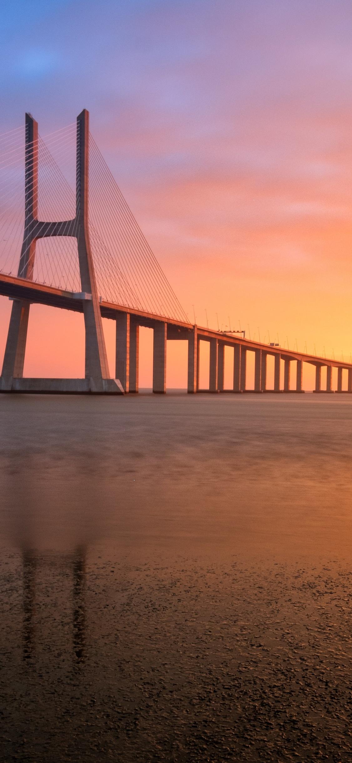 1125x2436 Portugal Lisbon 25 De Abril Bridge iPhone XS, iPhone iPhone X HD 4k Wallpaper, Image, Background, Photo and Picture
