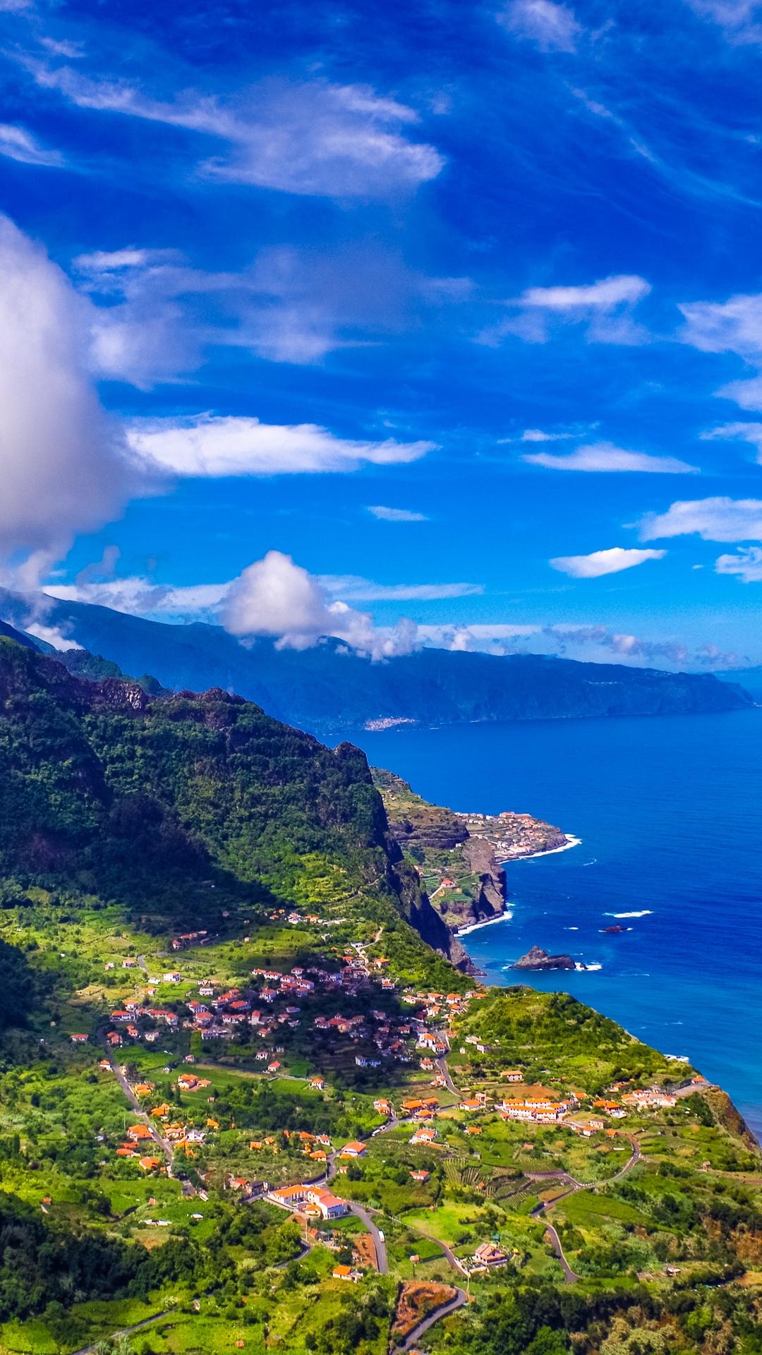 1080x1920 Madeira Portugal Island Sea Mountains Wallpaper - [1080x1920]