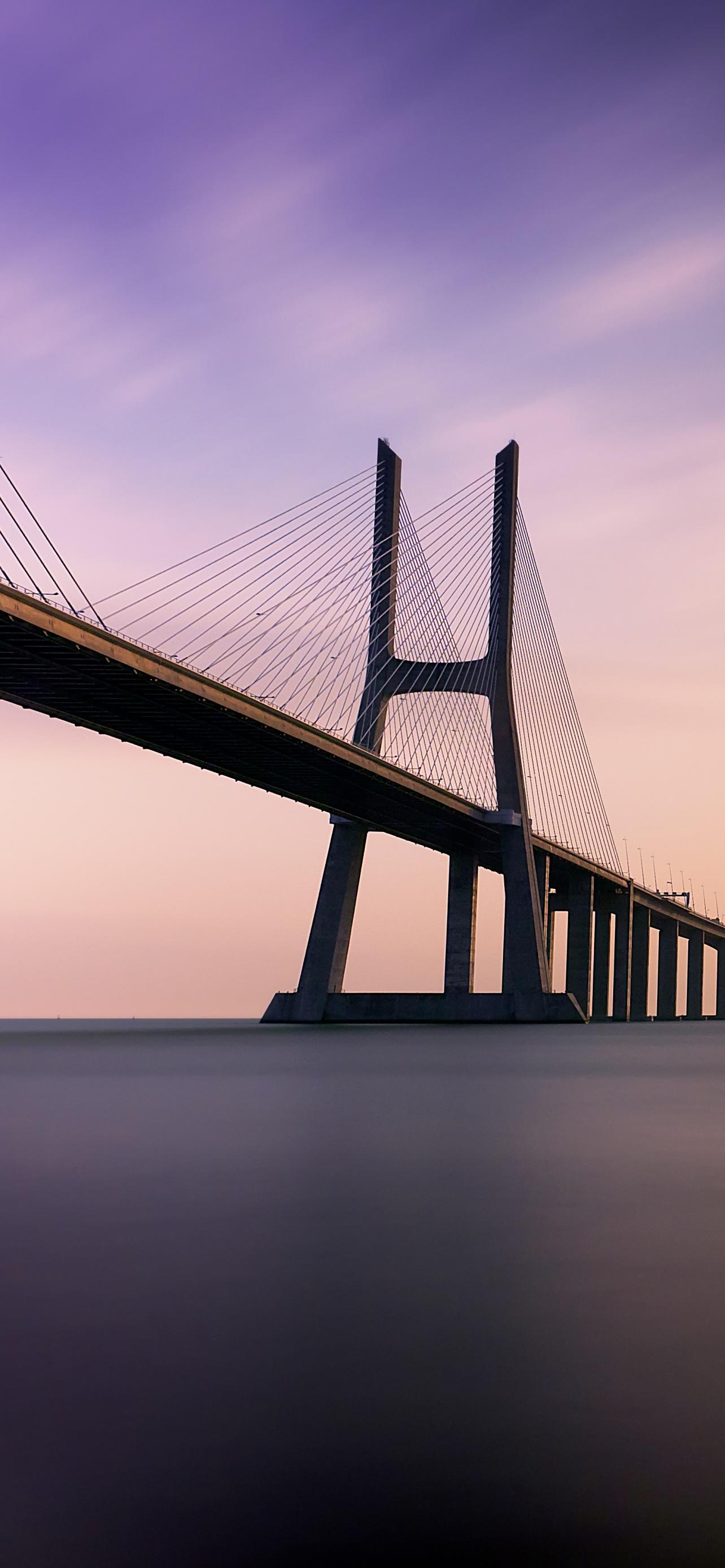 1284x2778 Vasco da Gama Bridge Wallpaper 4K, Lisbon, Portugal, World