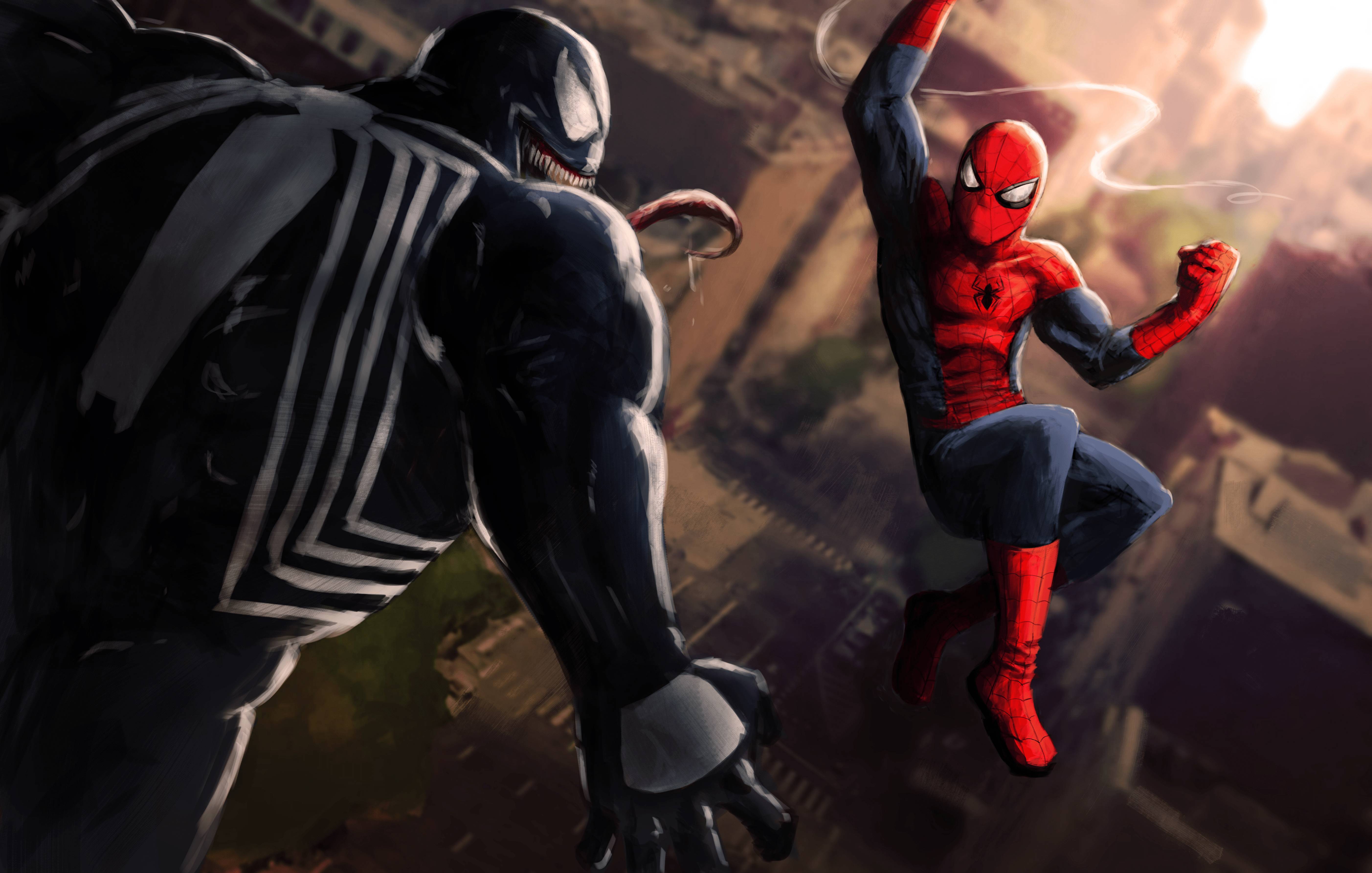 5611x3571 Spider Man Vs Venom 2020 5k, HD Superheroes, 4k Wallpaper, Image, Background, Photo and Picture