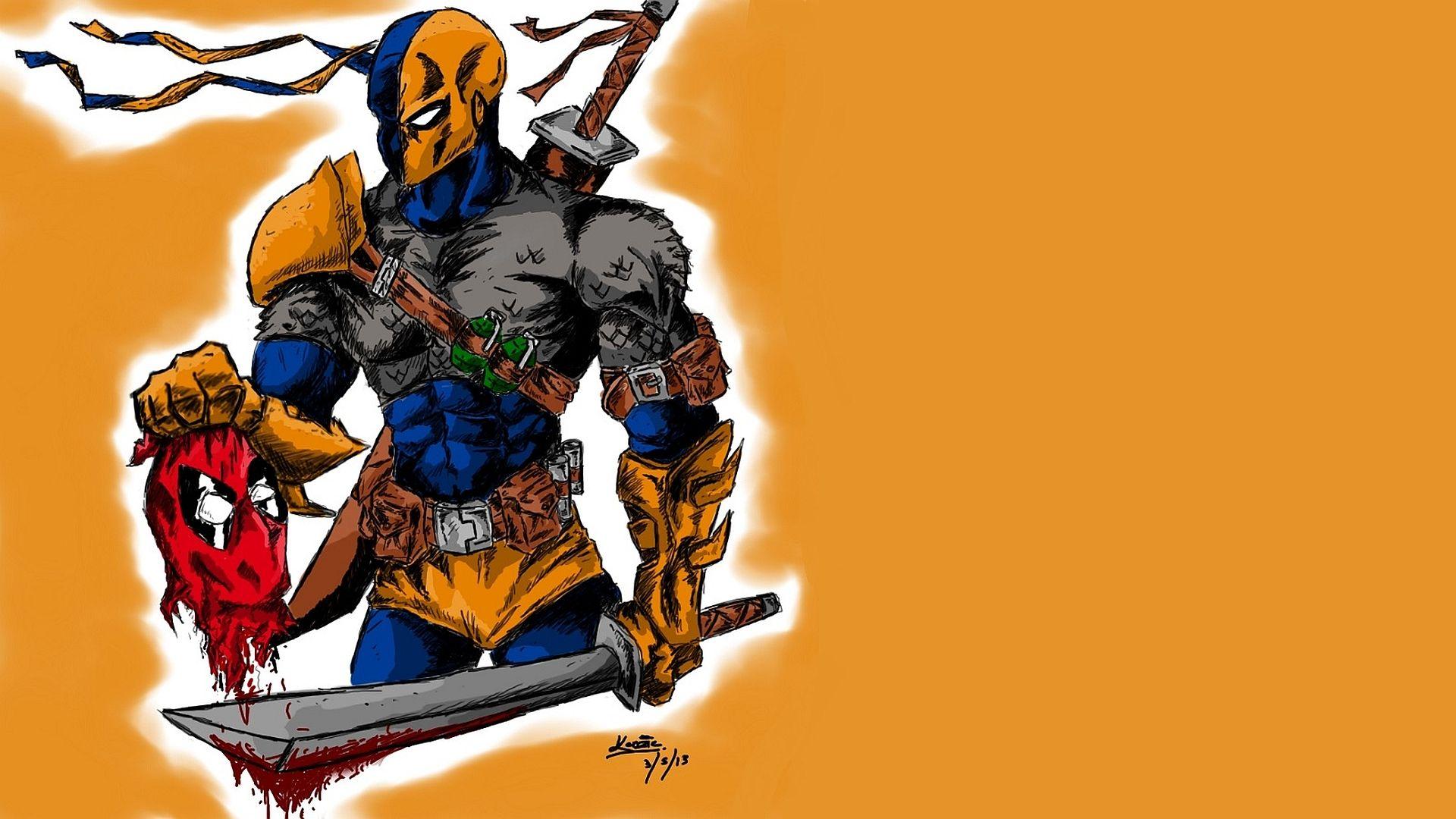 1920x1080 Deathstroke iPhone Wallpaper