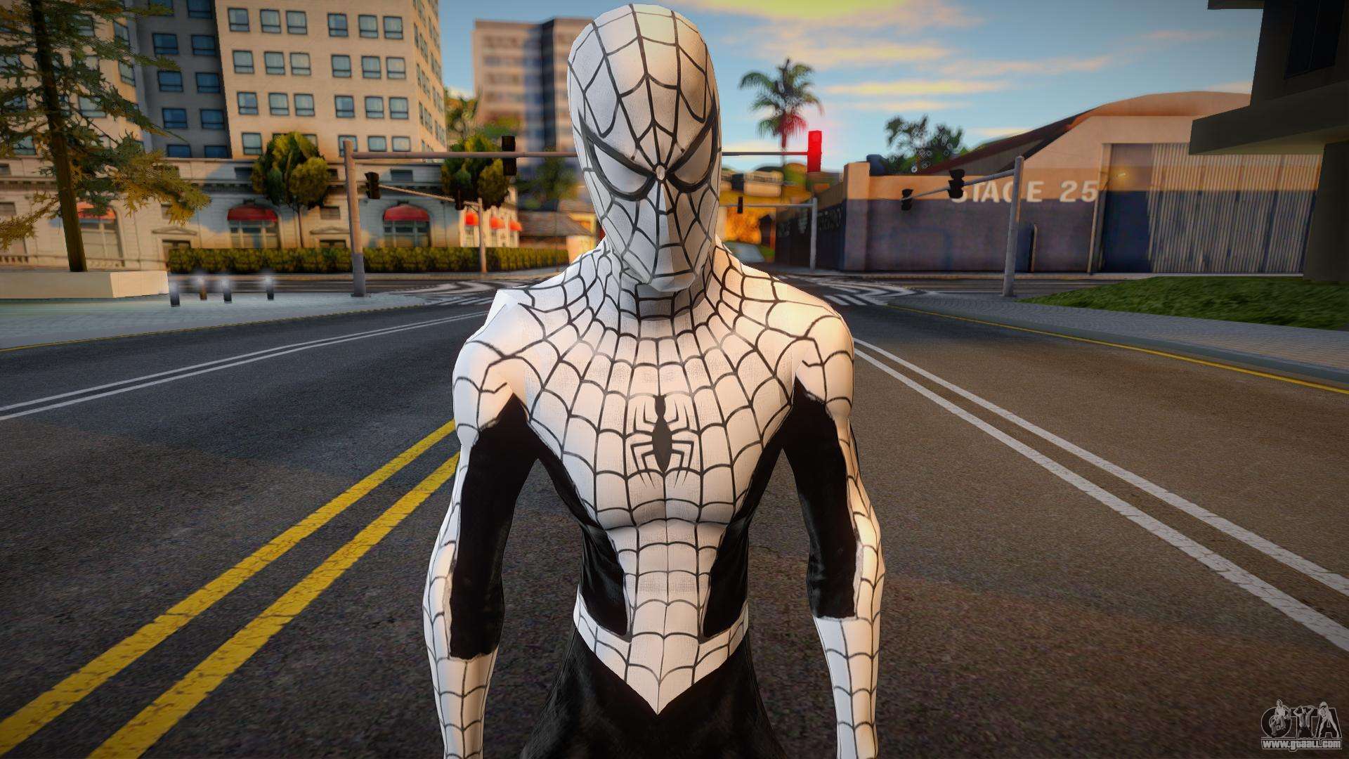 1920x1080 Spiderman Web Of Shadows and Black Suit for GTA San Andreas