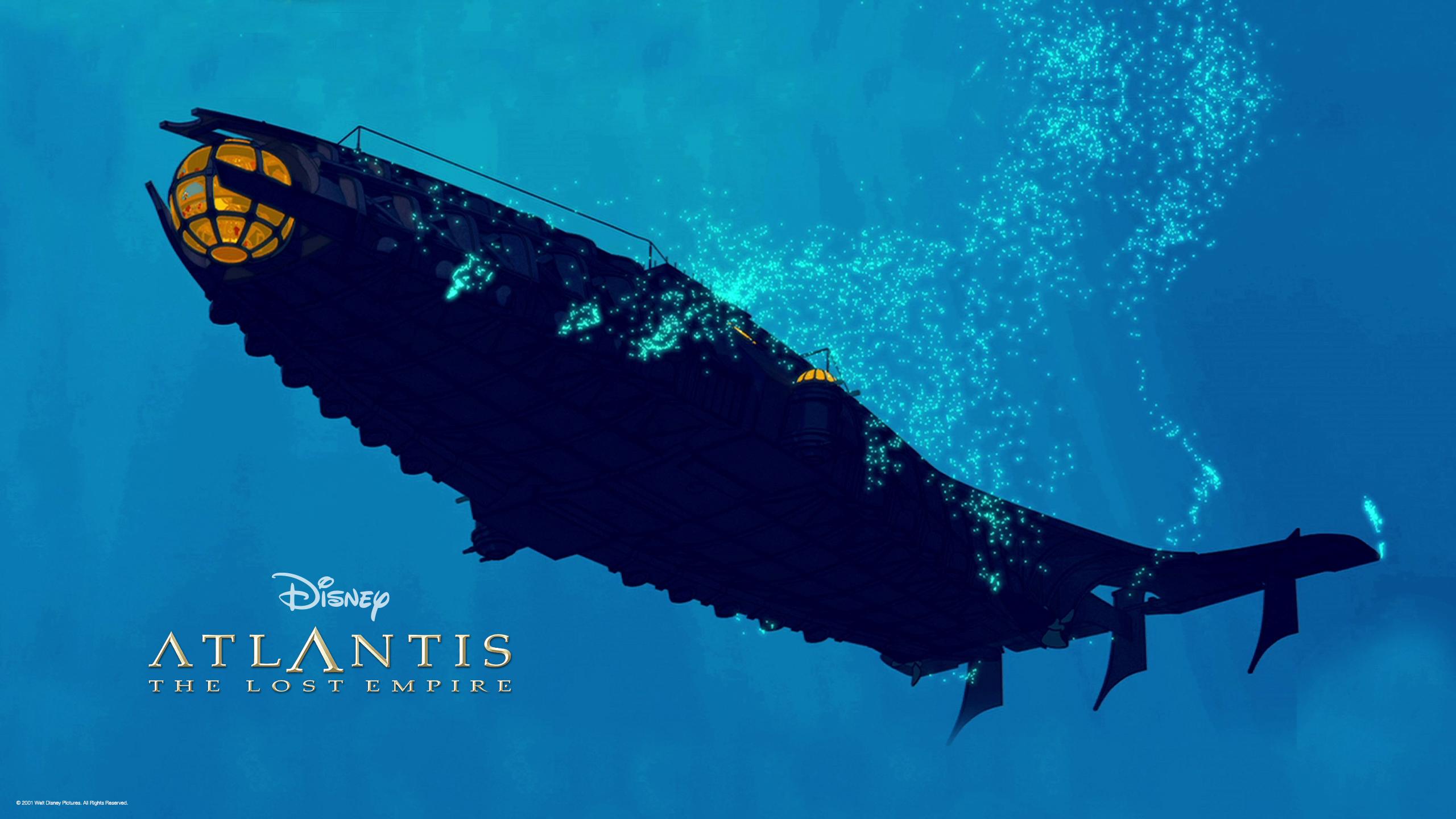 2560x1440 Uživatel Atlantis is Waiting Anniversary Celebration na Twitteru: „Official Disney computer wallpaper of the Ulysses submarine