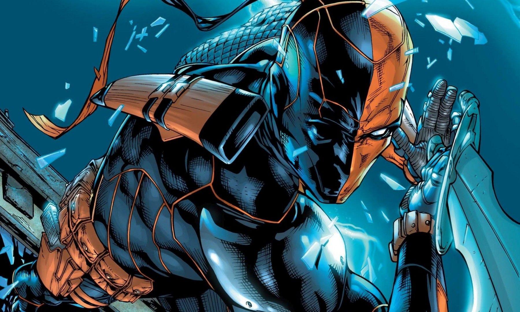 1800x1080 Download 1800x1080 Deathstroke, Artwork Wallpaper