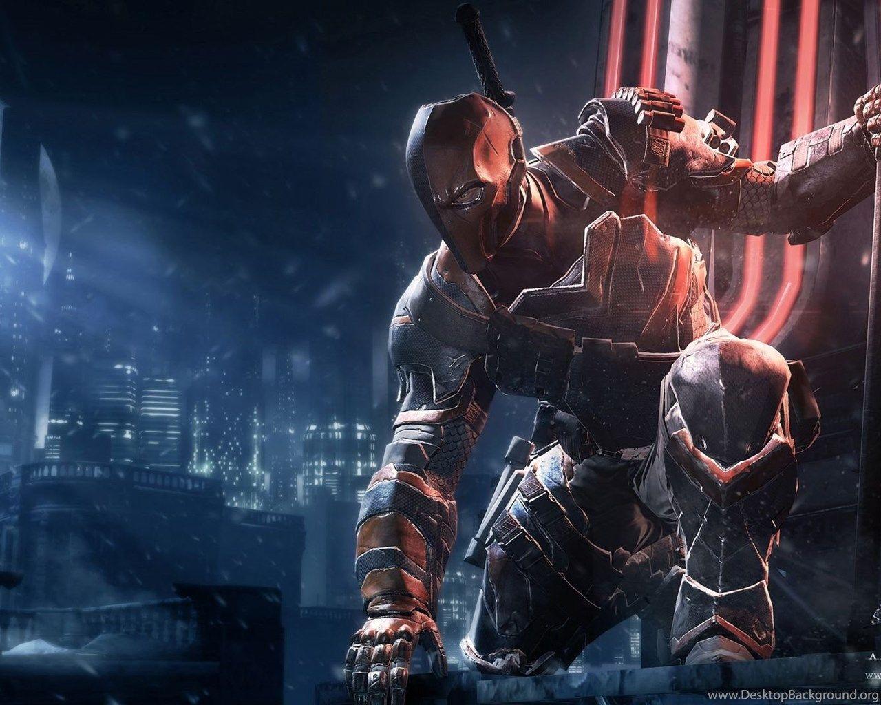 1280x1024 Batman: Arkham Origins Deathstroke And Firefly HD Wallpaper « Pop