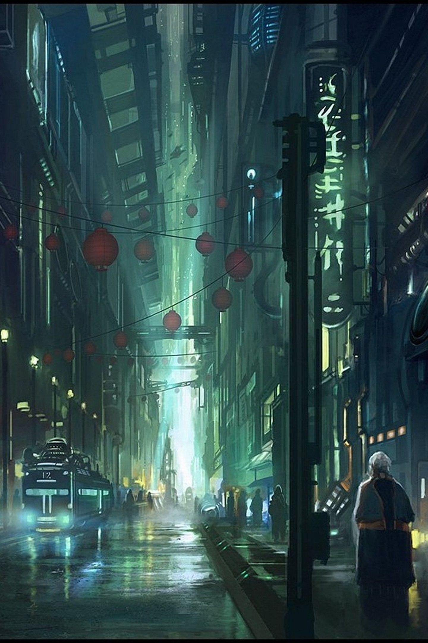 1440x2160 Dark Lofi Wallpaper