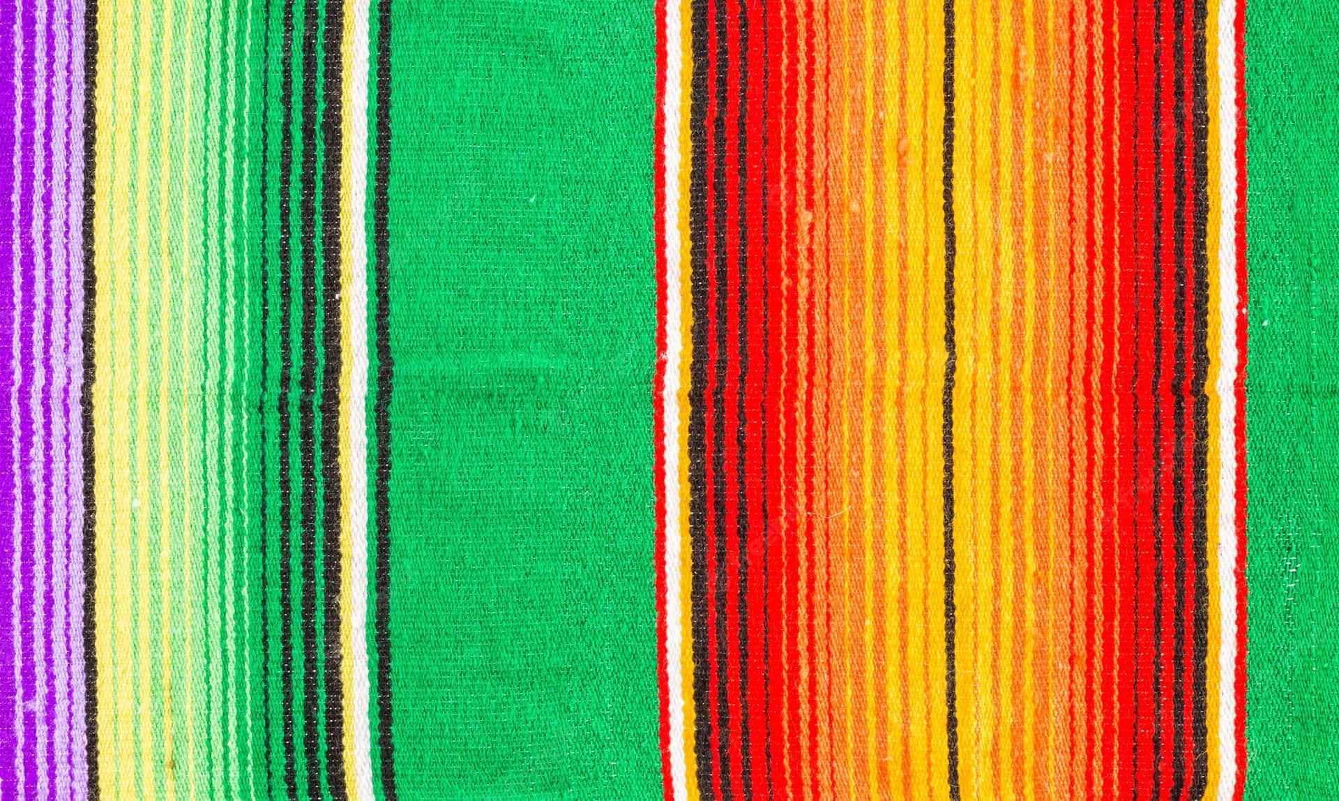 1920x1148 Download A Colorful Mexican Striped Cloth Wallpaper