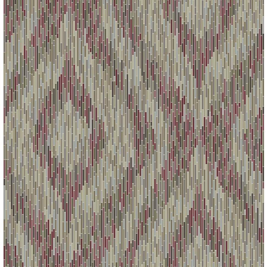 900x900 Brewster Wallcovering Moonlight 56.4 Sq Ft Red Non Woven Geometric