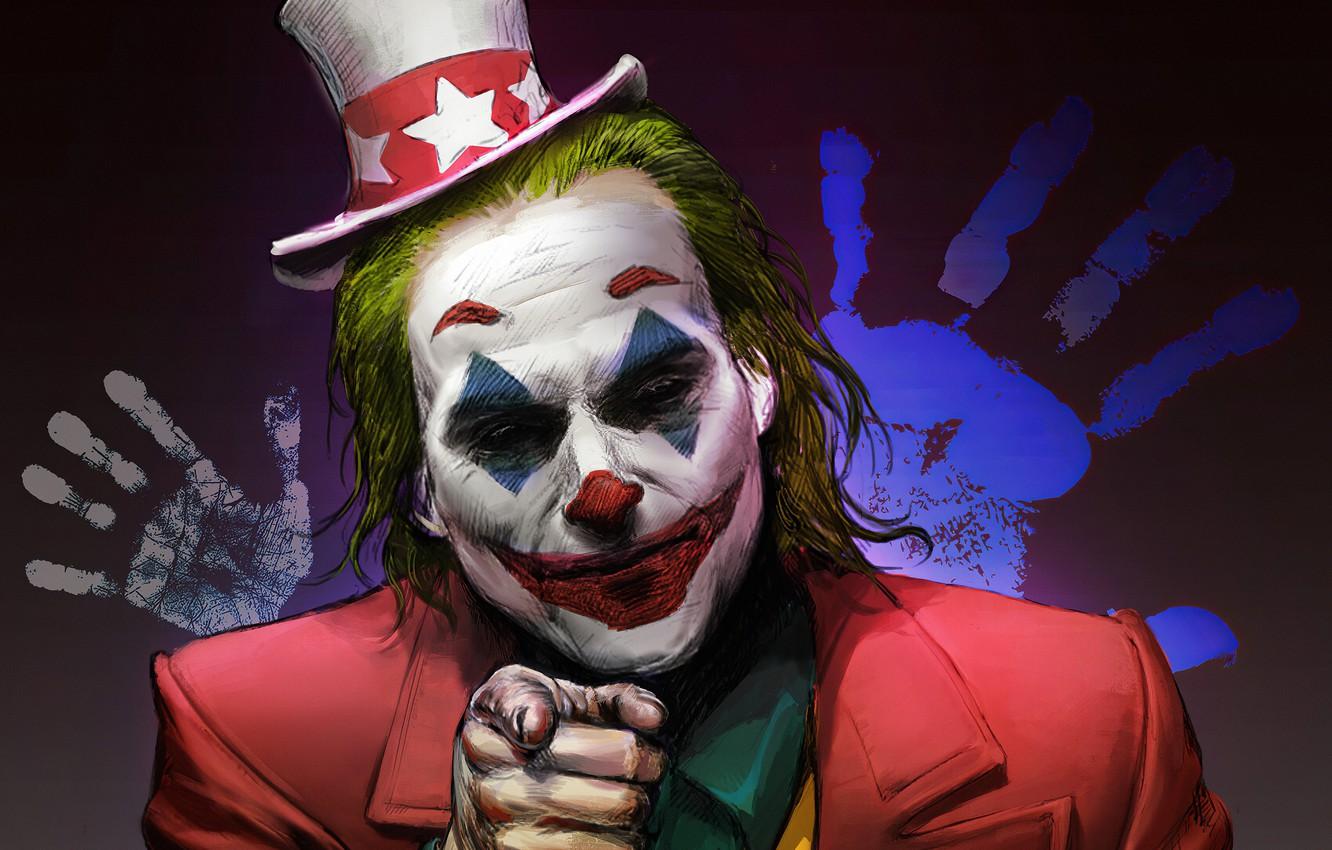 1332x850 Wallpaper clown, Joker, drama, Joker image for desktop, section фильмы