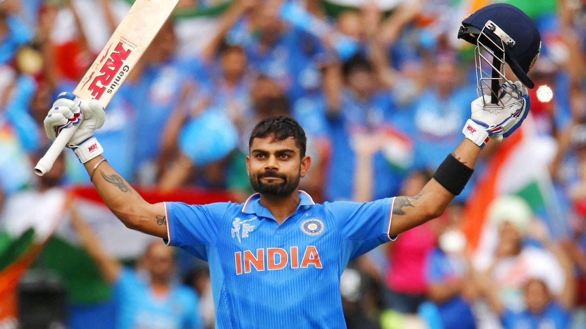 1920x1080 Victorious Virat Kohli Wallpaper