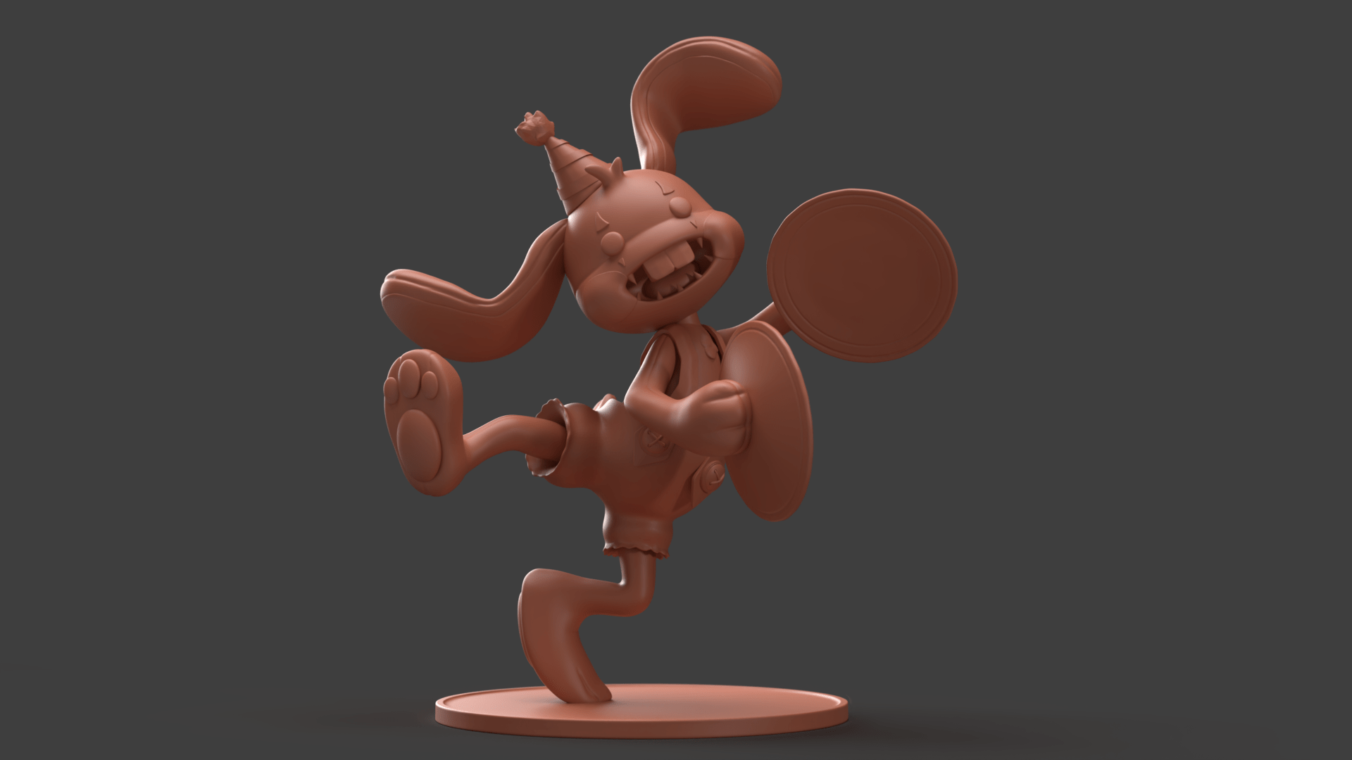 1920x1080 STL file Poppy playtime Bunzo Bunny fan made 3D print model・3D printing template to download・Cults