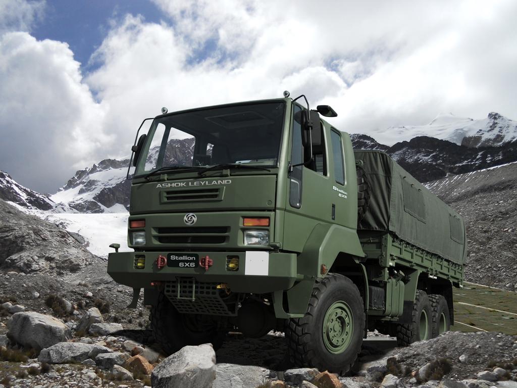 1024x768 Indian Army Truck Wallpaper