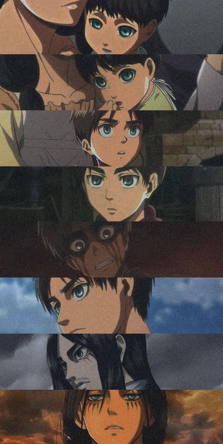 720x1432 Download Eren Yeager Look Attack On Titan iPhone Wallpaper