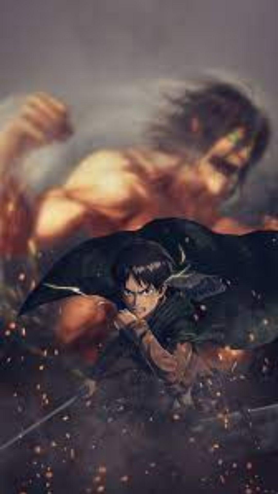 1080x1920 Eren Yeager 4k Wallpaper Ultra 4k Eren Yeager Background Download