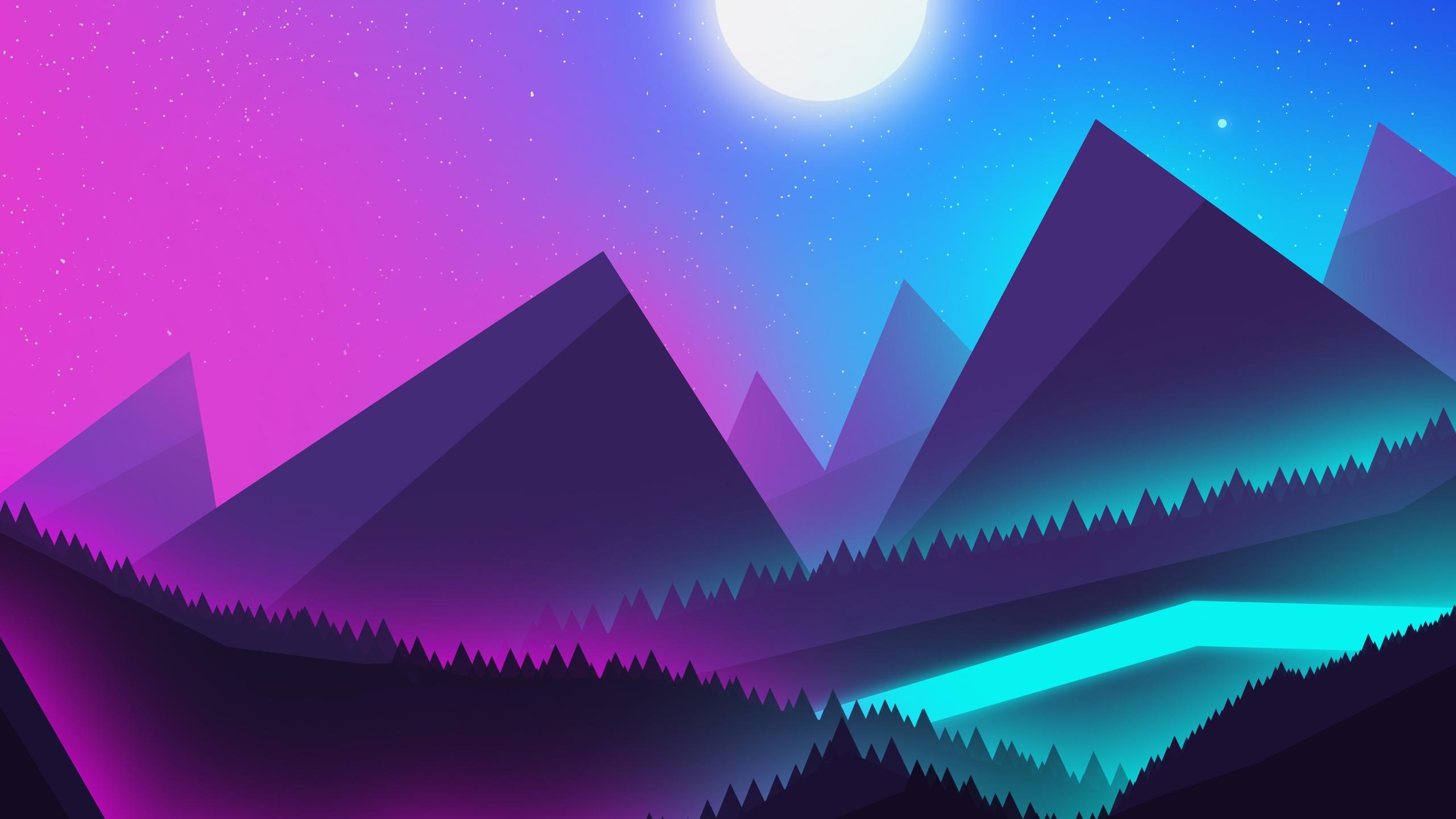 2560x1440 Landscape Scenery Minimalist 4k 1440P Resolution HD 4k Wallpaper, Image, Background, Photo and Picture