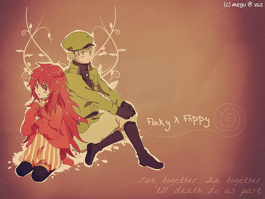 1024x768 Anime Flaky and Flippy wallpaper x Flaky Wallpaper