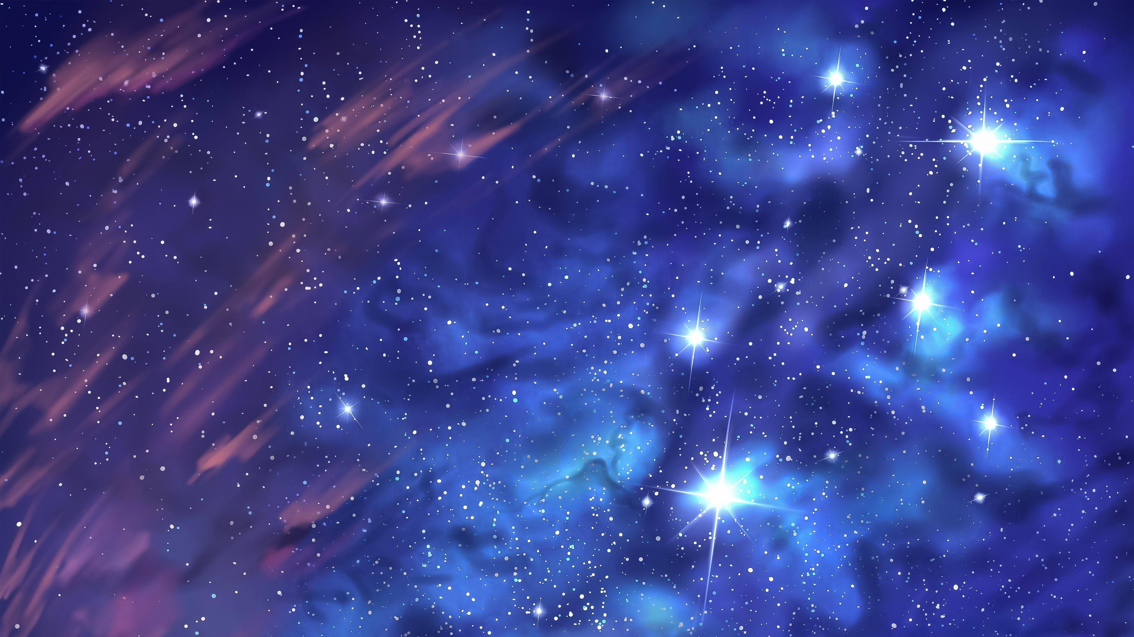 3907x2197 4K Starry Sky Wallpaper and Background Image