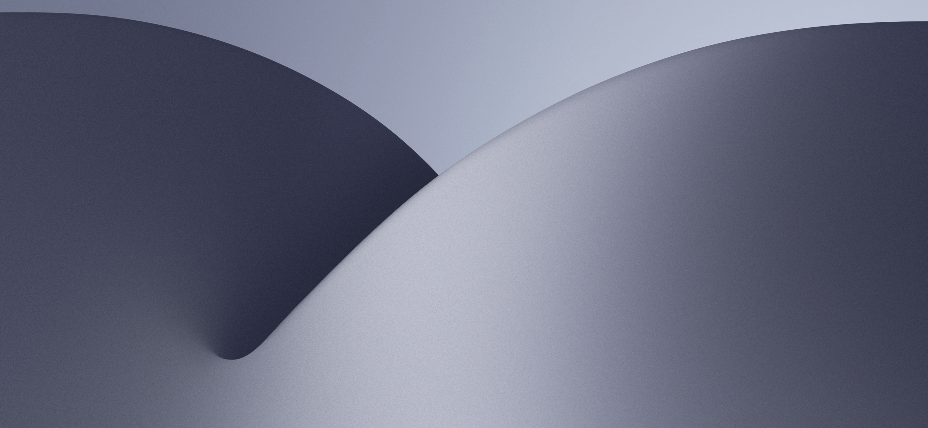 3073x1420 iOS 14 Stock Wallpaper (Grey)