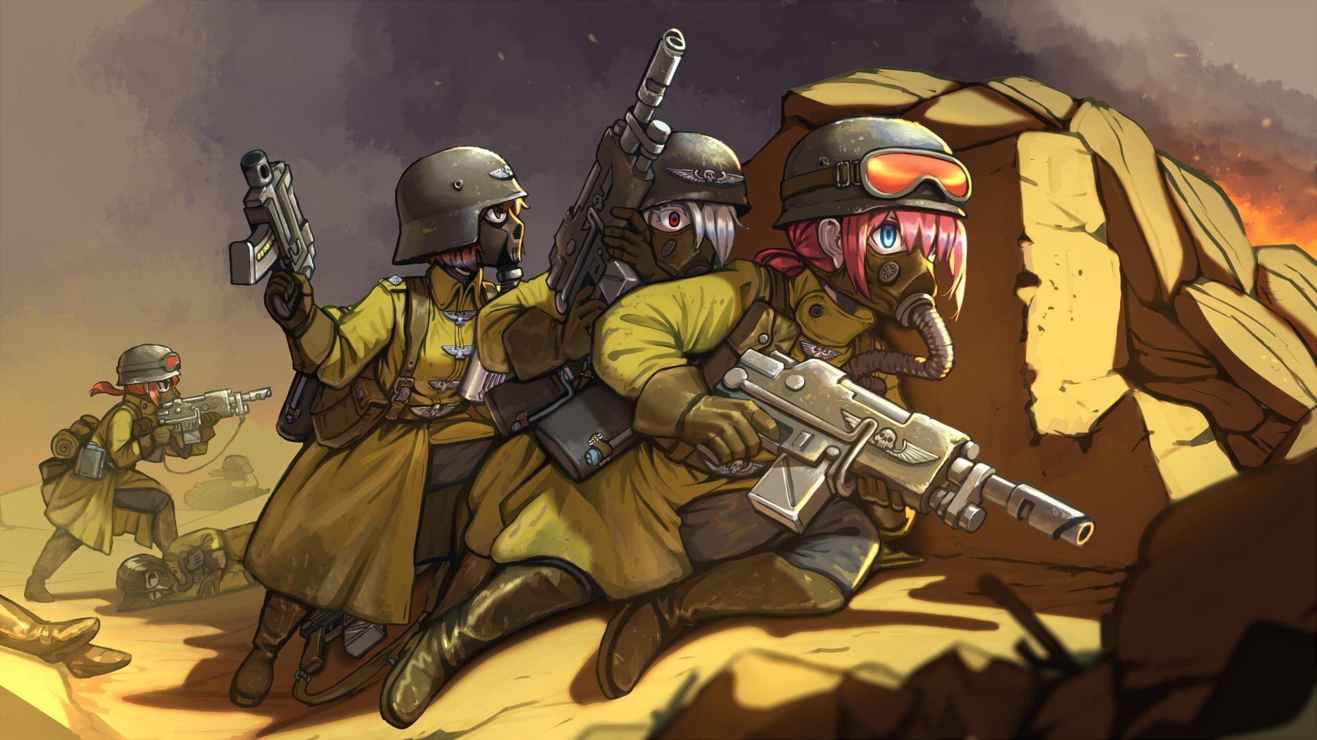 1920x1080 astra militarum and armageddon steel legion (warhammer 40k) drawn by erica_(naze1940)