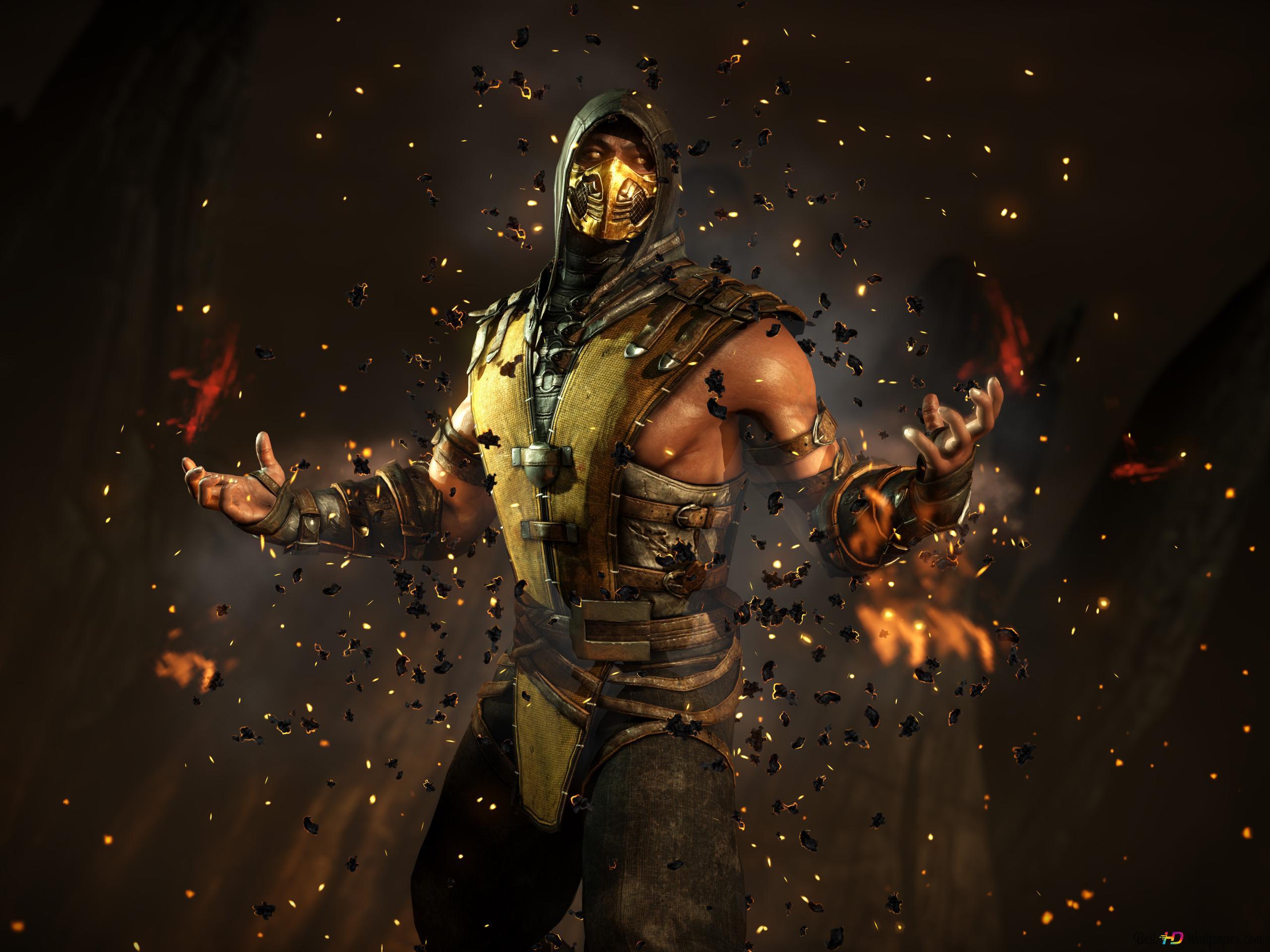 2560x1920 Mortal Kombat X : Scorpion 4K wallpaper download
