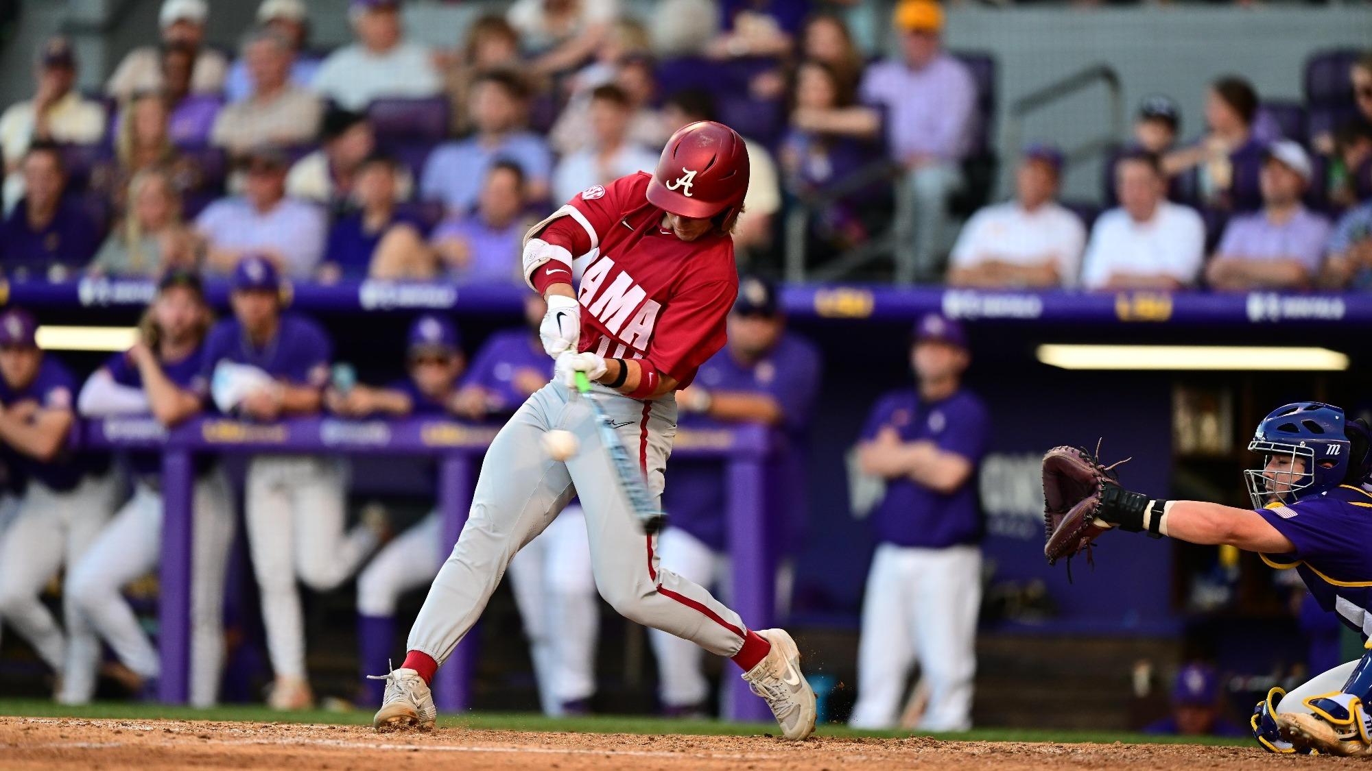 2000x1125 Baseball Falls In High Scoring Affair With Top Ranked LSU, 13 11 Of Alabama Athletics