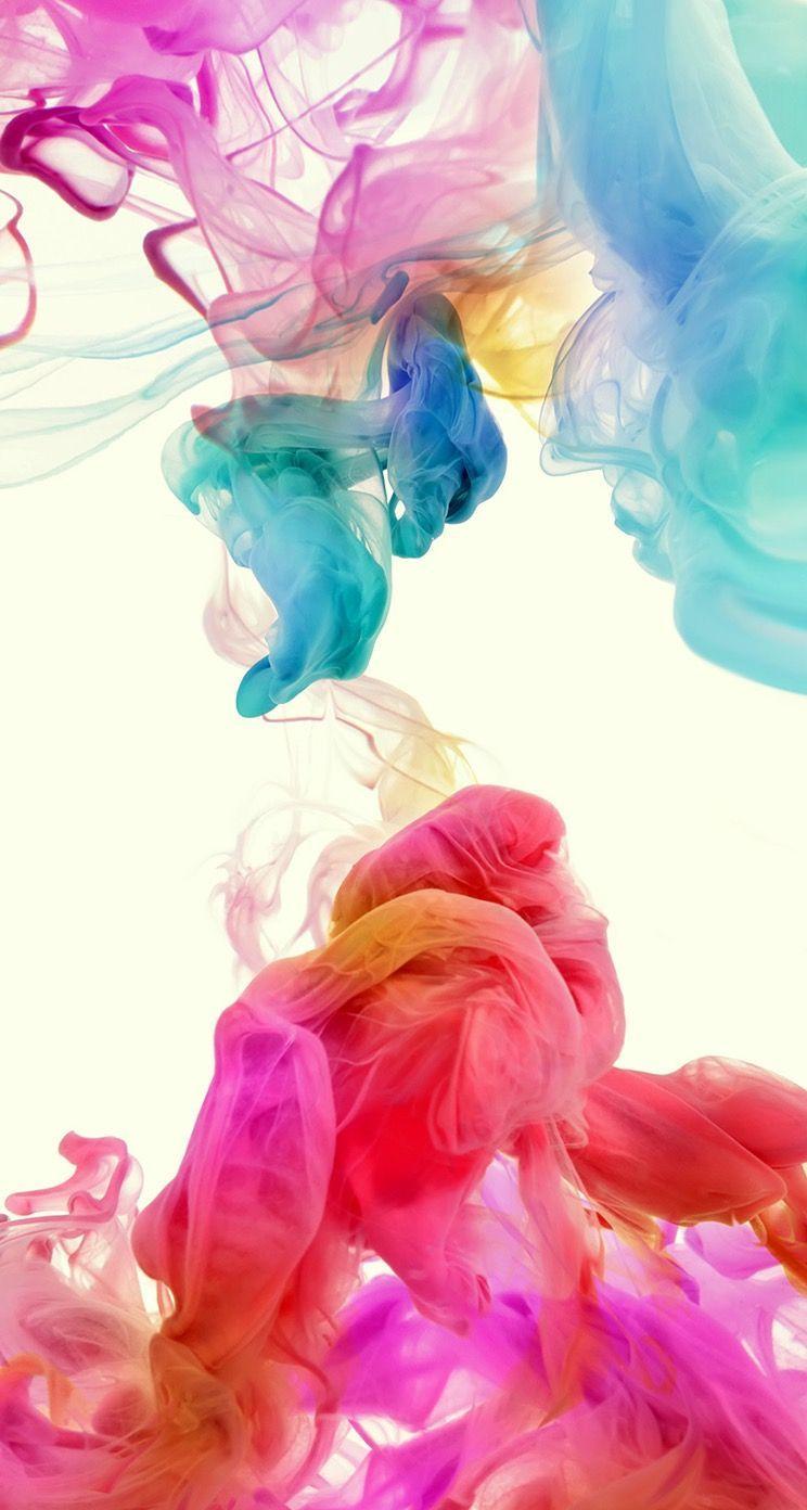 744x1392 TAP AND GET THE FREE APP! Abstract Сolorful Smoke Art 3D HD iPhone