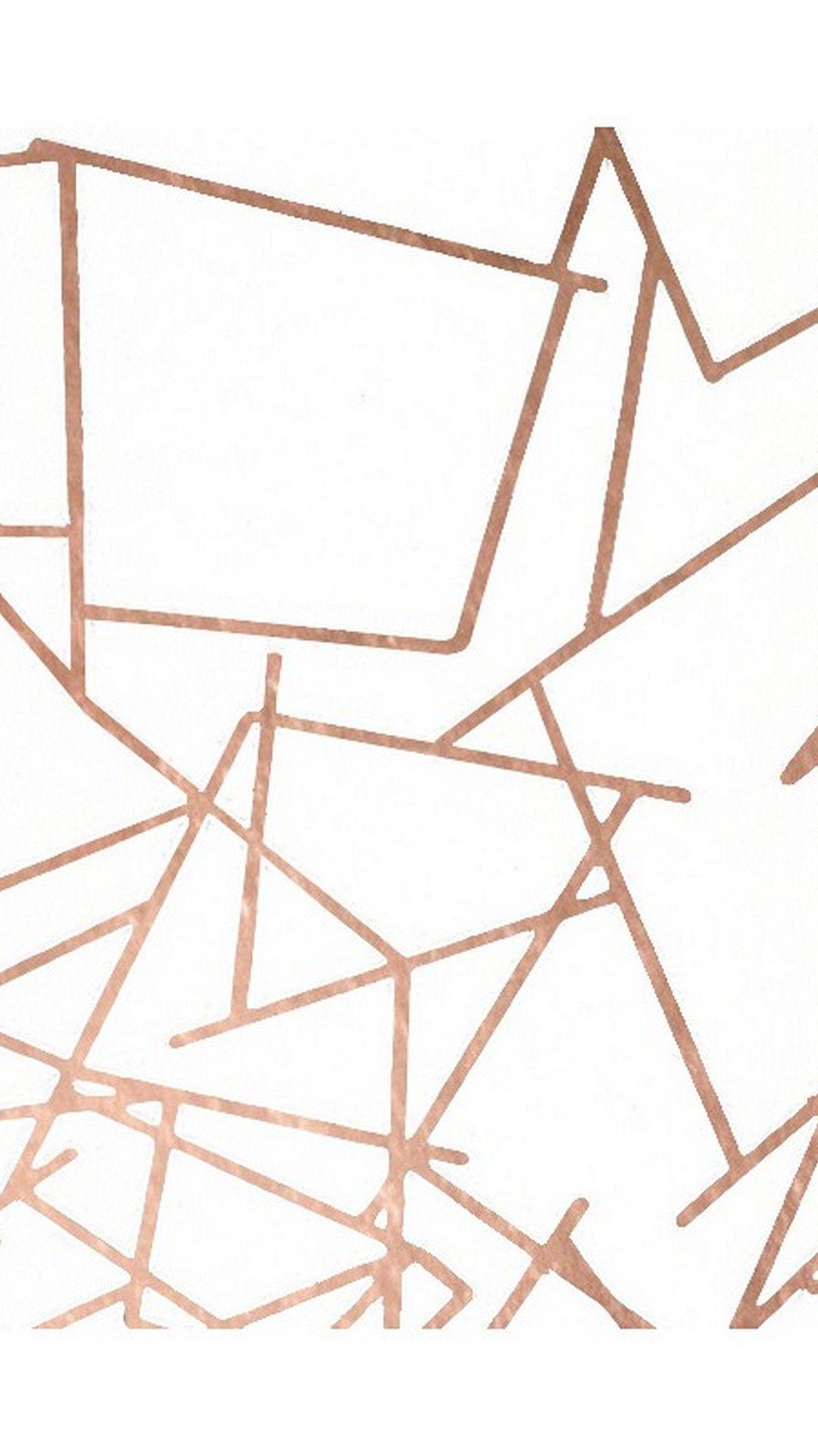 1080x1920 Wallpaper iPhone Rose Gold Marble 3D iPhone Wallpaper