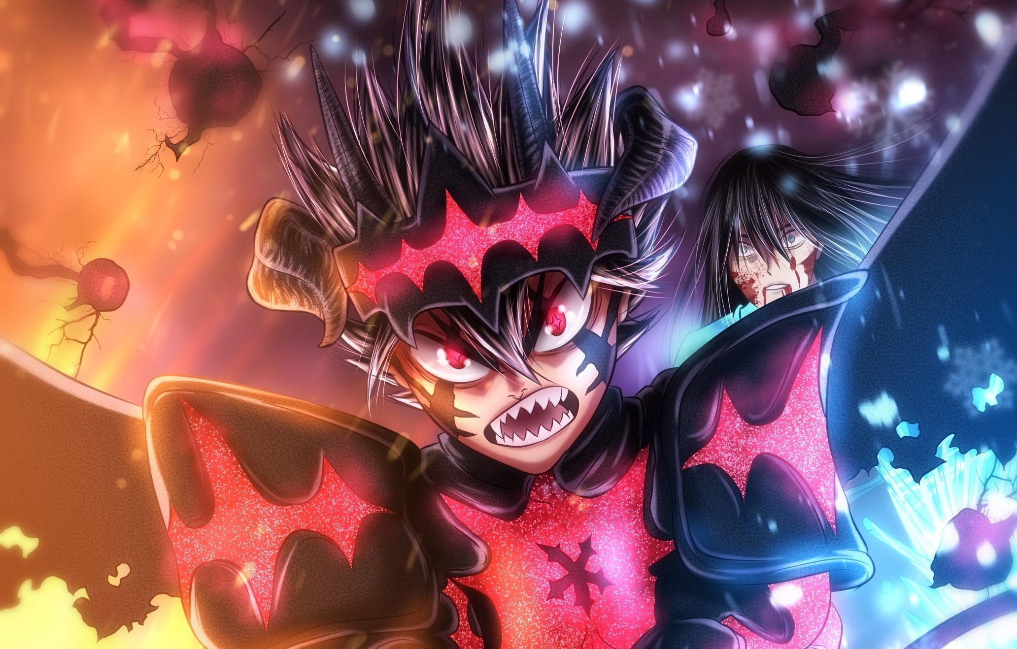 Red and Black: Asta Union Mode! Fanart/Wallpaper that I made : r