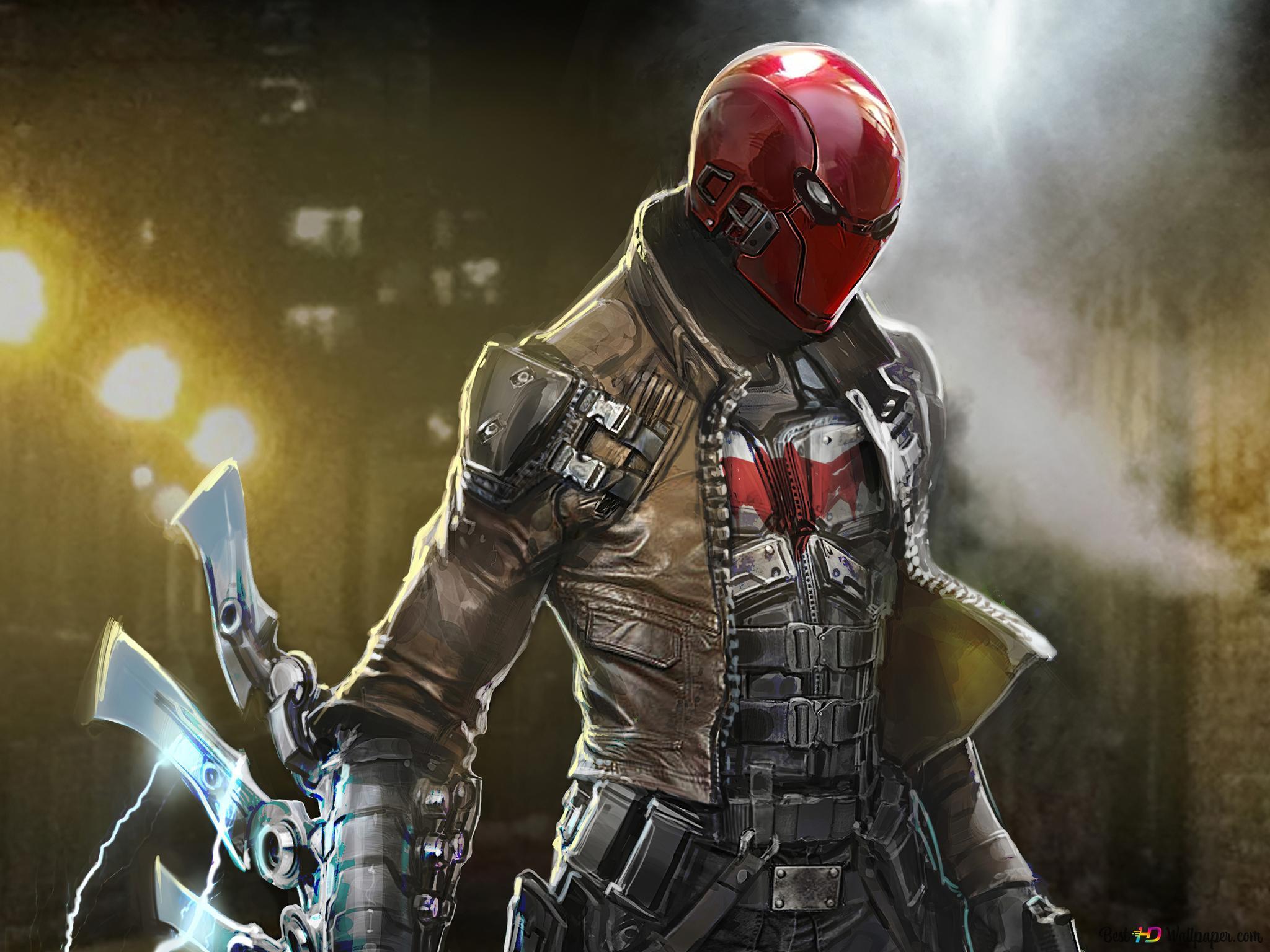 2048x1536 Red Hood DC Anti Hero 4K wallpaper download