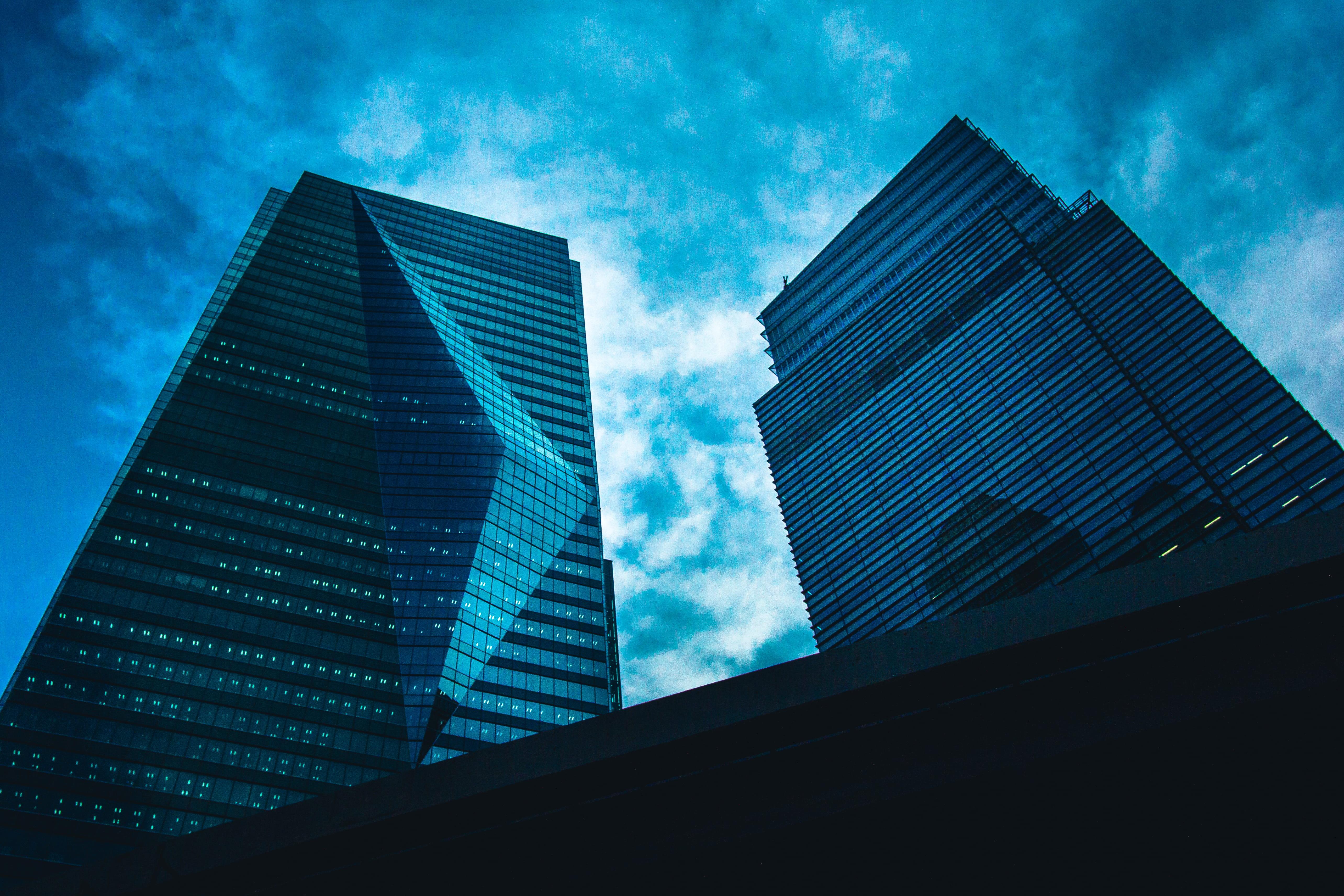 5136x3424 Wallpaper / outdoors, office, tokyo, roppongi, glass, building, minato, low angle view, city, architecture, skyscraper, office building exterior, sky, financial district free download