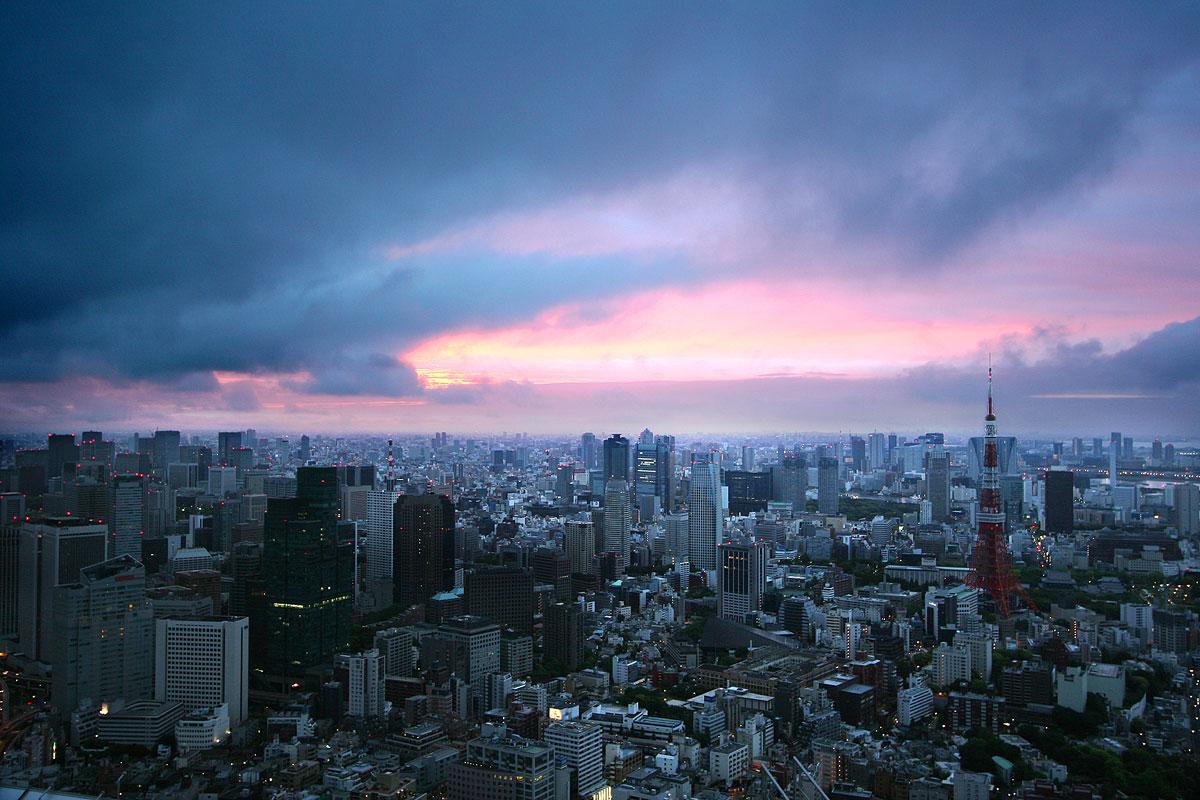 1200x800 Beautiful View from the Roppongi Hills Observatory, Tokyo Japan