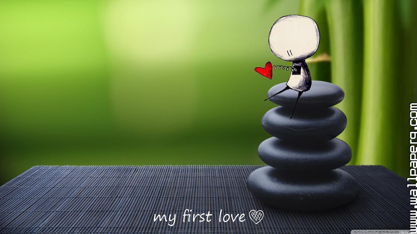 1366x768 Download First love wallpaper(2) and emotion for your mobile cell phone