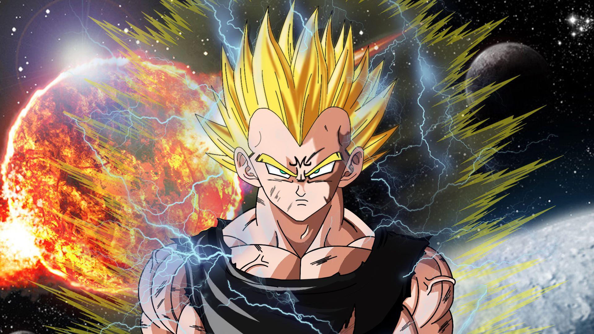 Last week I removed the red background this week I decided to take it a  step further Majin Vegeta wallpaper edit  rDBZDokkanBattle