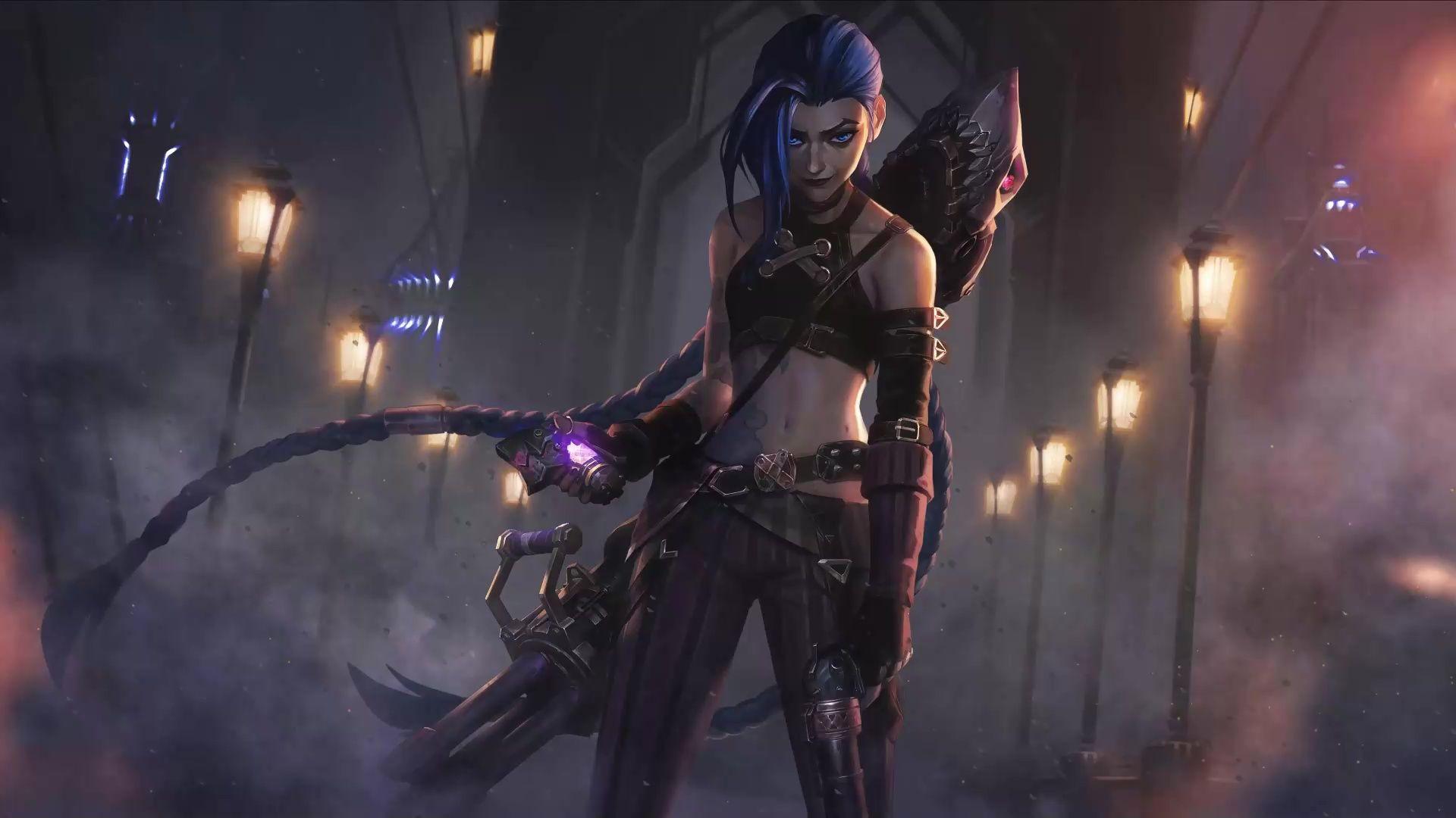 1920x1080 Arcane Jinx League of Legends Live Wallpaper. Jinx league of legends, Live wallpaper, League of legends live