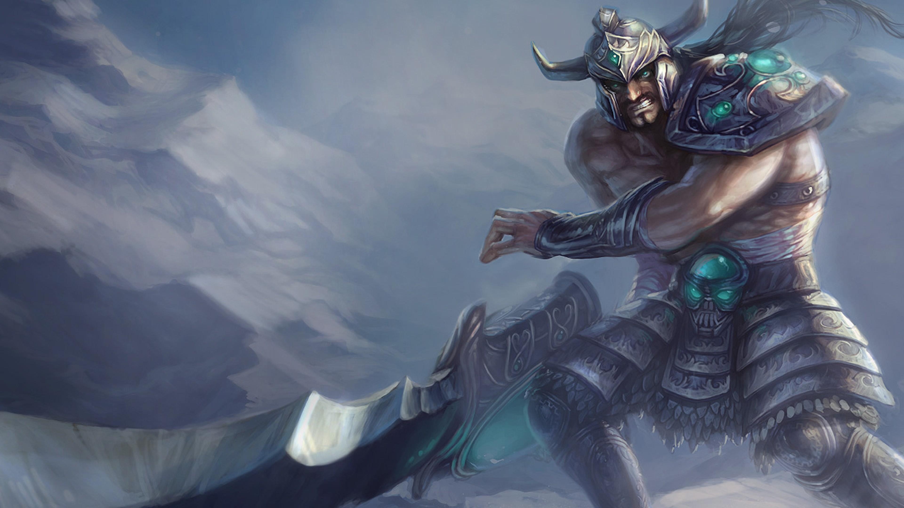 3840x2160 Tryndamere League of Legends Animated Wallpaper for Desktop and Mobiles 4K Ultra HD