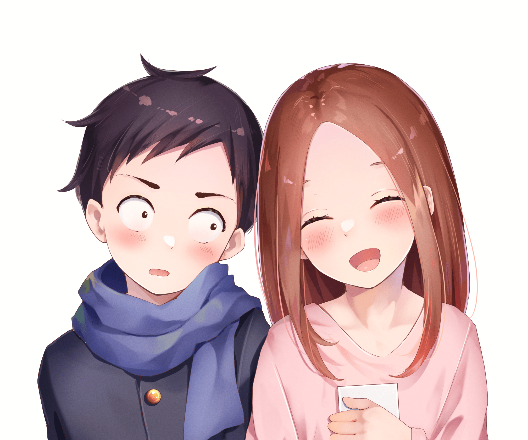 2017x1681 Yui Akamatsu, Ai Hinatsuru, Takagi (Karakai Jouzu No Takagi San) Gallery HD Wallpaper
