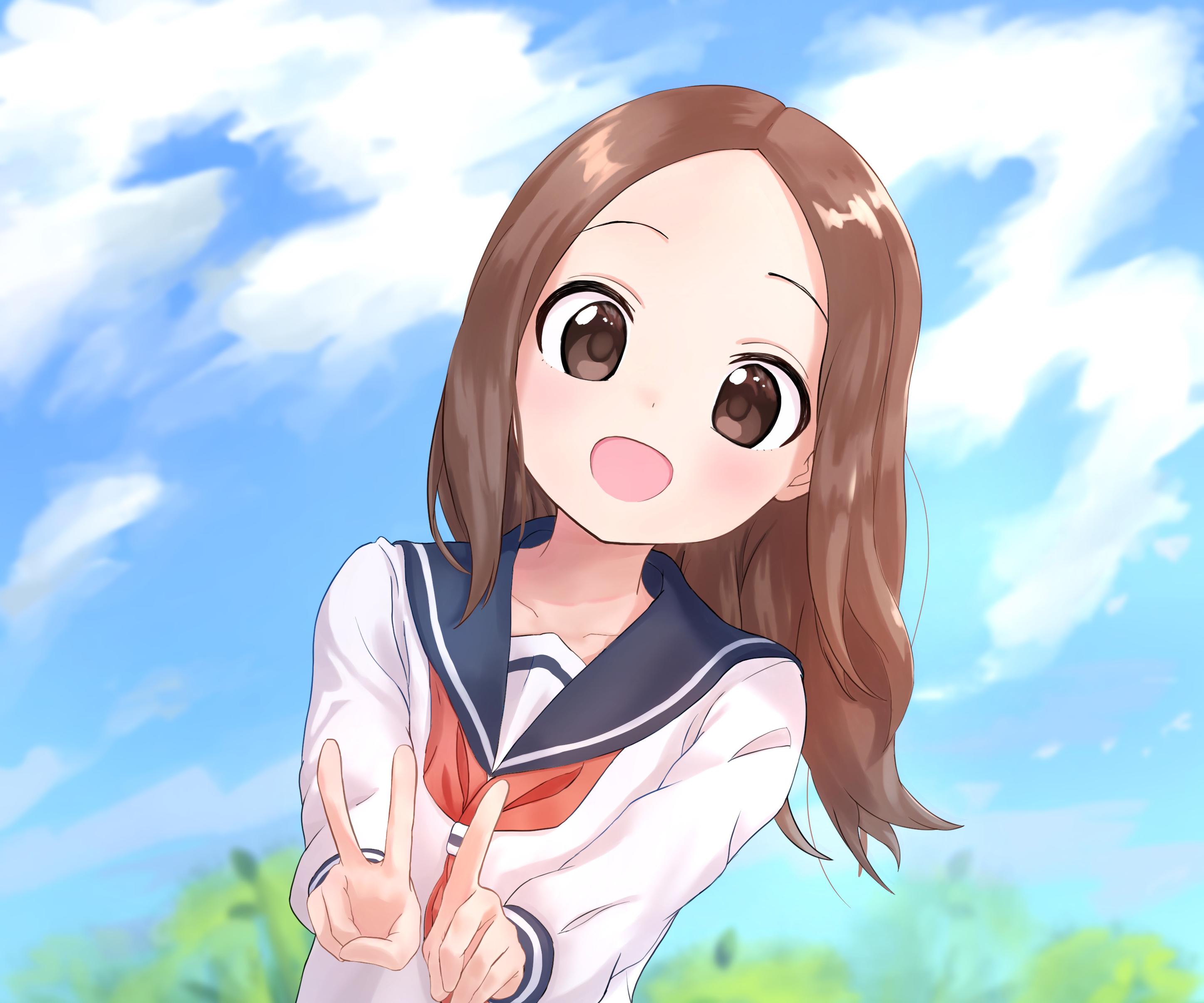 2894x2412 Karakai Jouzu No Takagi San HD Wallpaper By みみ